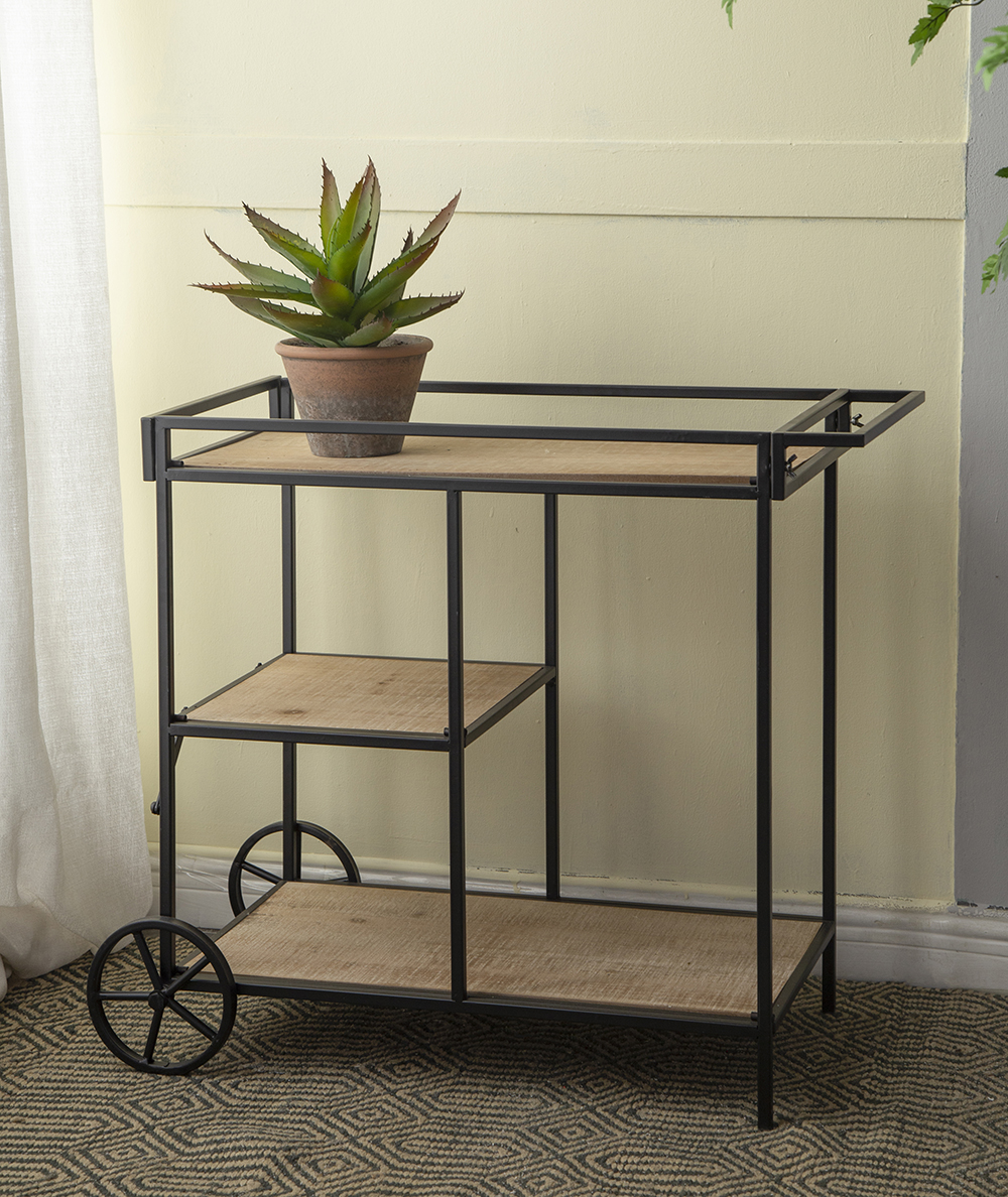 32.3x15.7x26.8" Shelf With Wheel