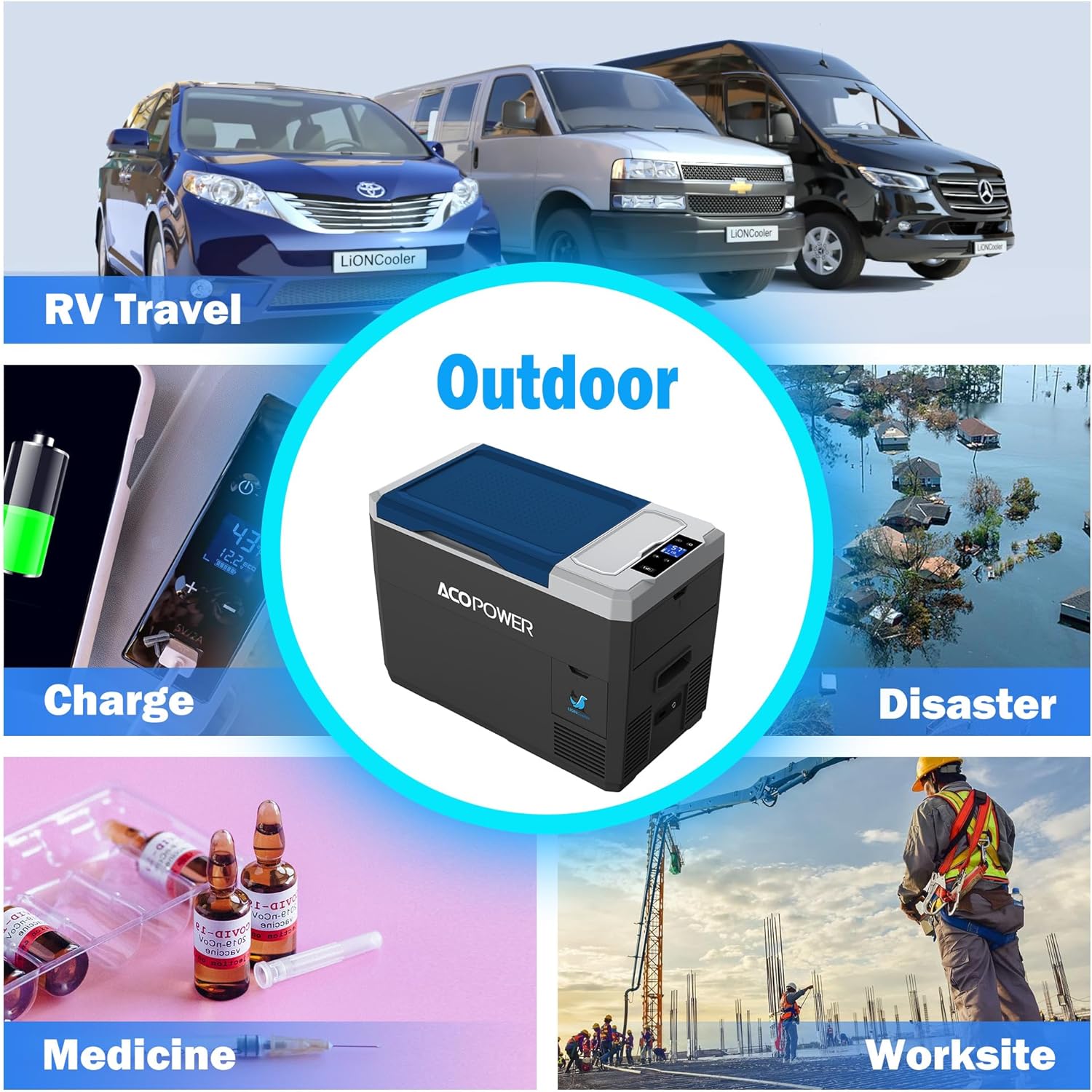 V28 Portable Refrigerator, 29Qt Car Freezer with APP Control,12V,45W Low Noice Cooler for RV, Boat