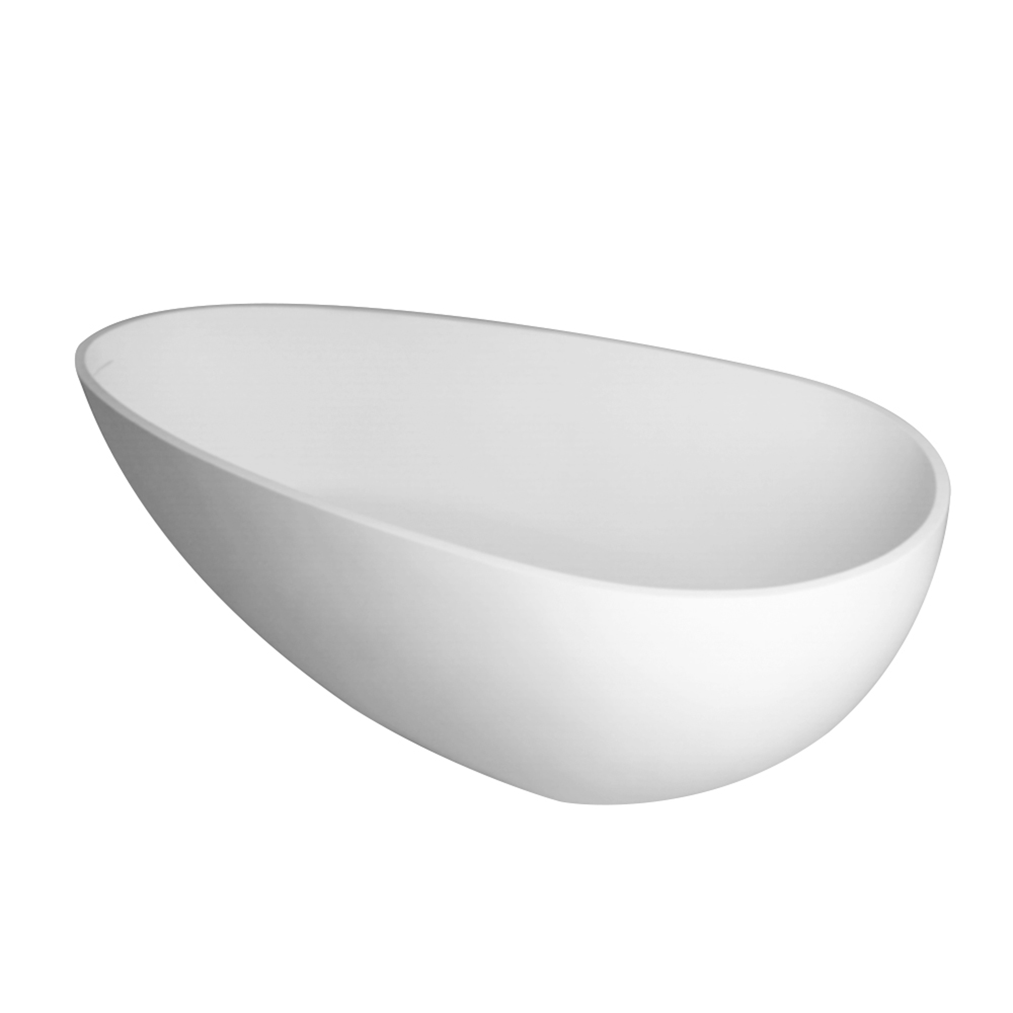 59 inch small size artificial stone solid surface freestanding bathroom bathtub