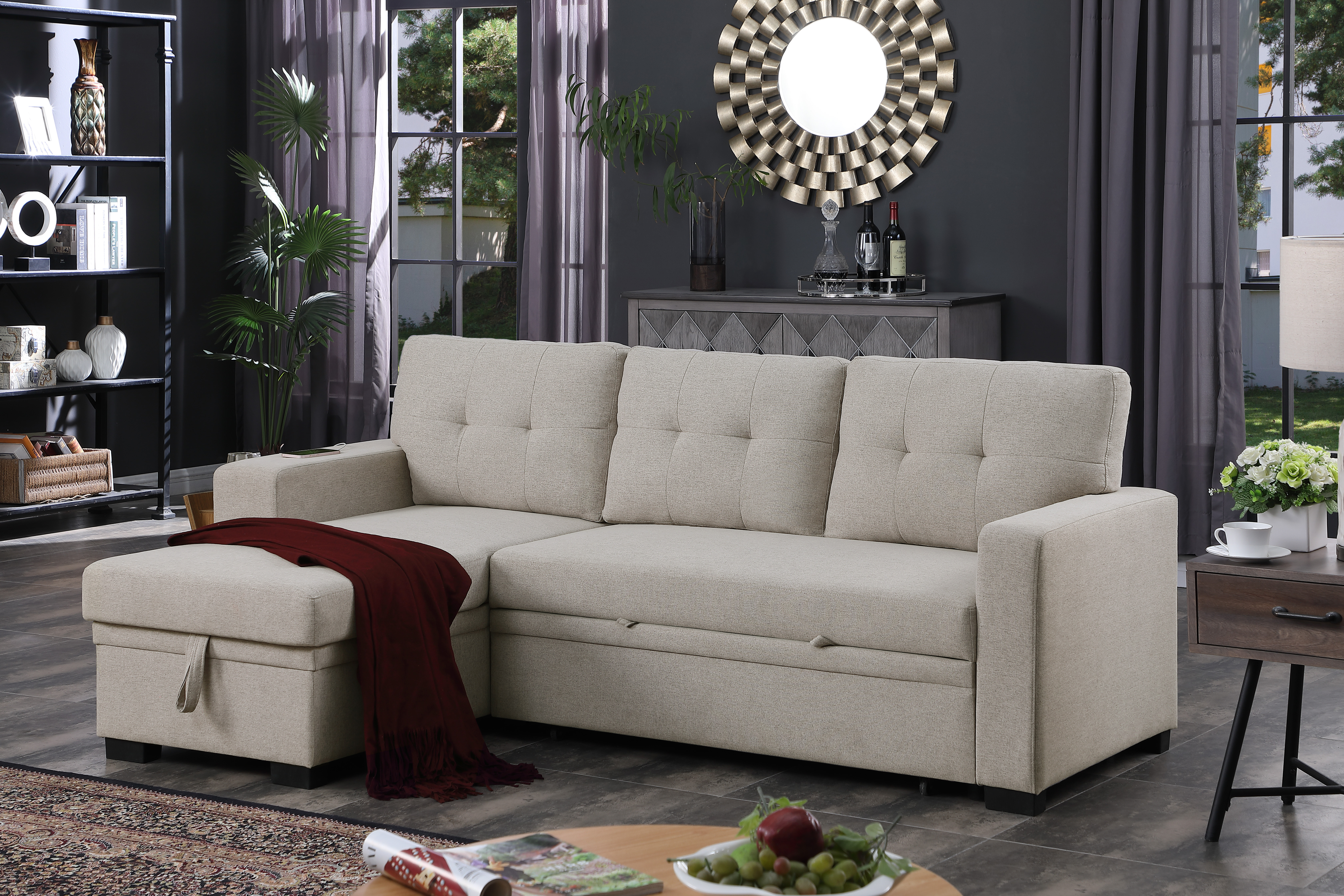 3 - Piece Upholstered Sectional