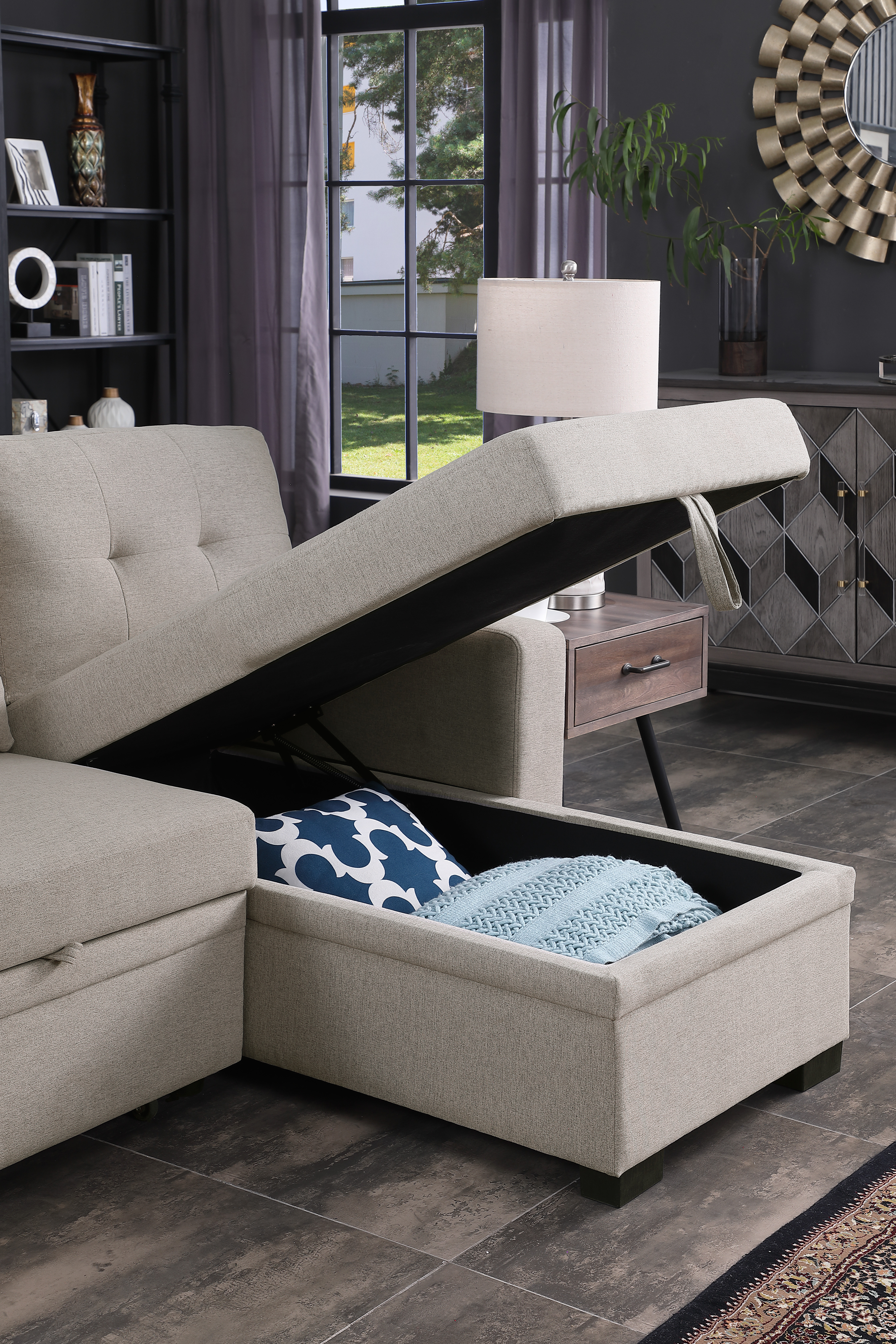 3 - Piece Upholstered Sectional