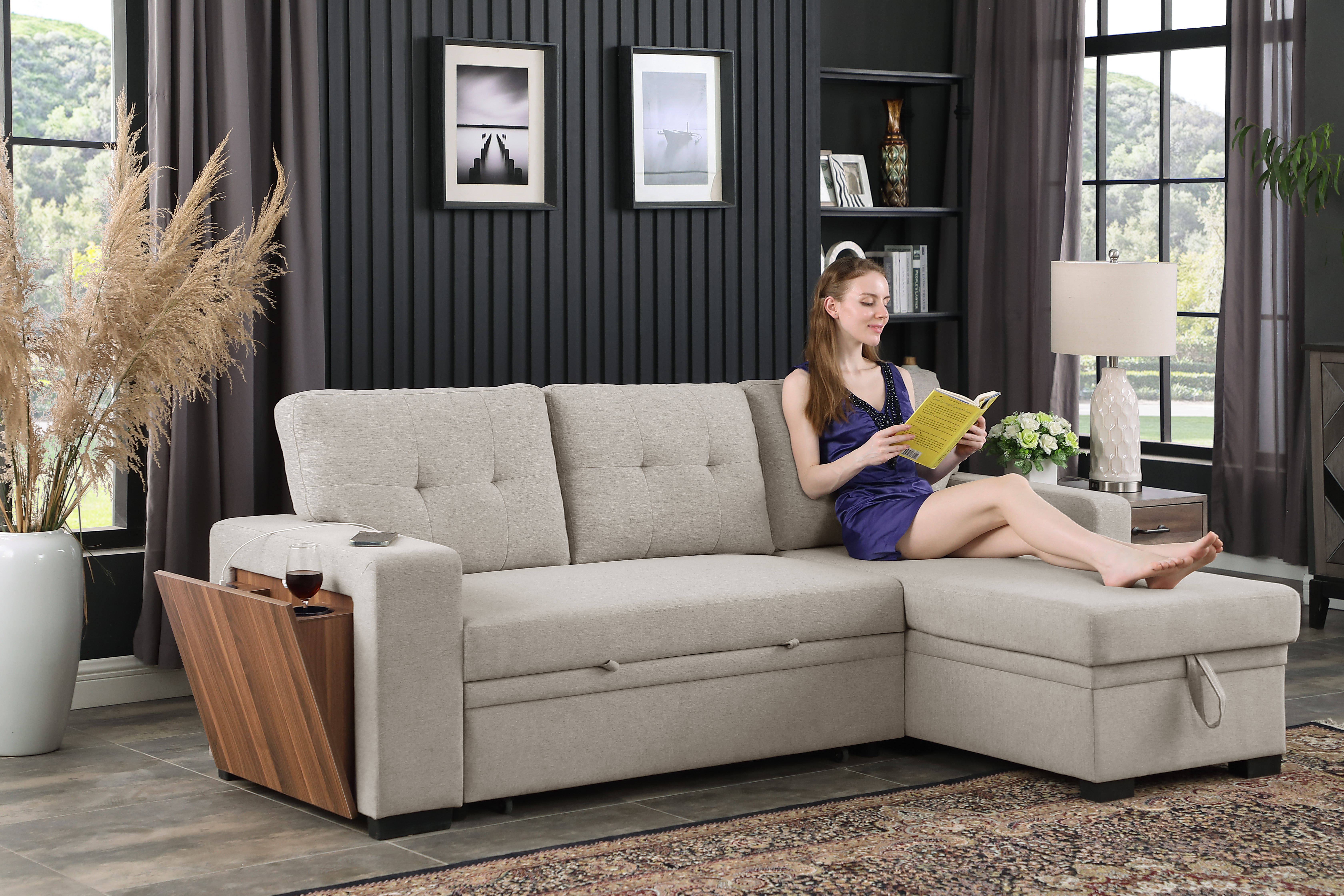 3 - Piece Upholstered Sectional