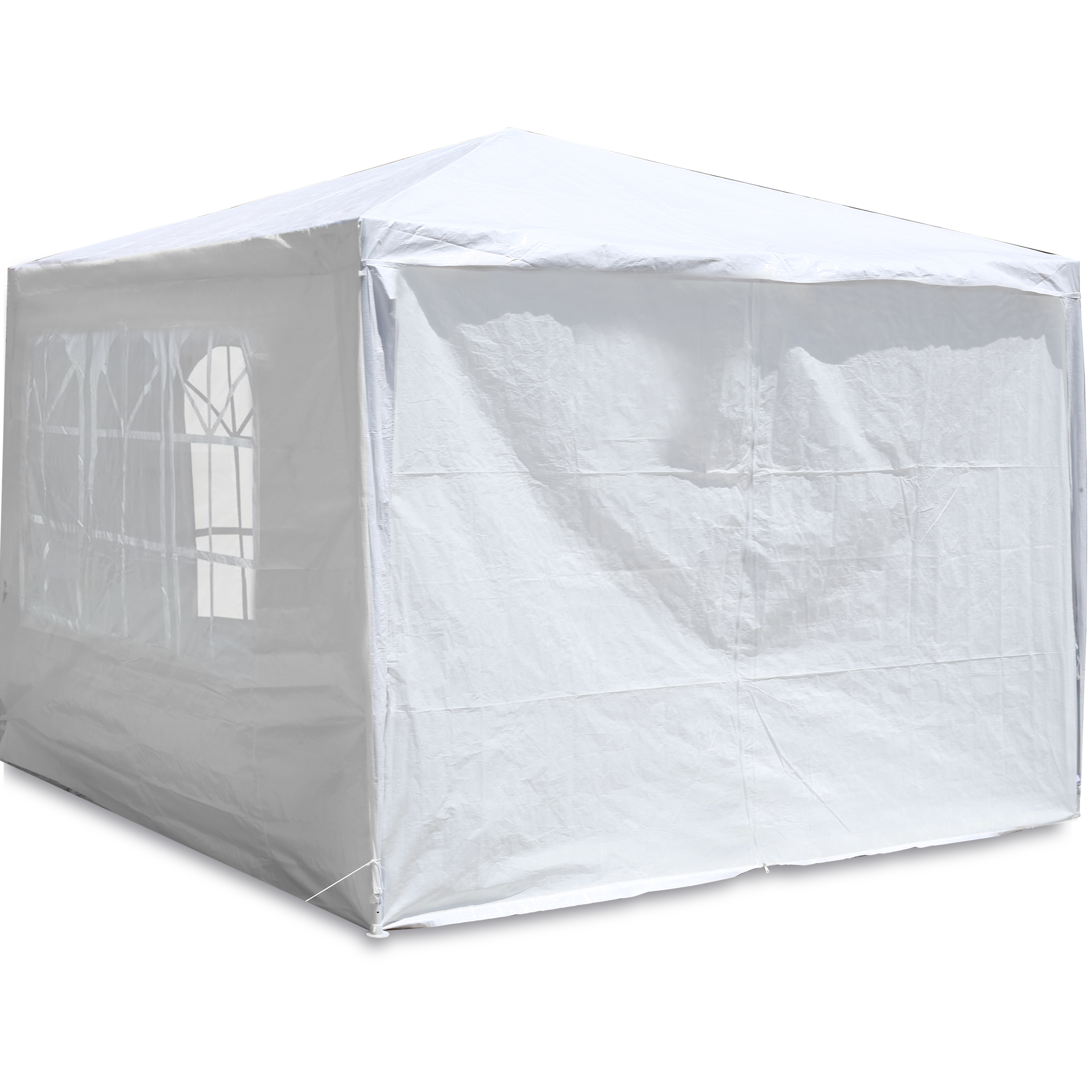 10'x10' Party Tent Outdoor Heavy Duty Gazebo Wedding Canopy + 4 Removable Walls