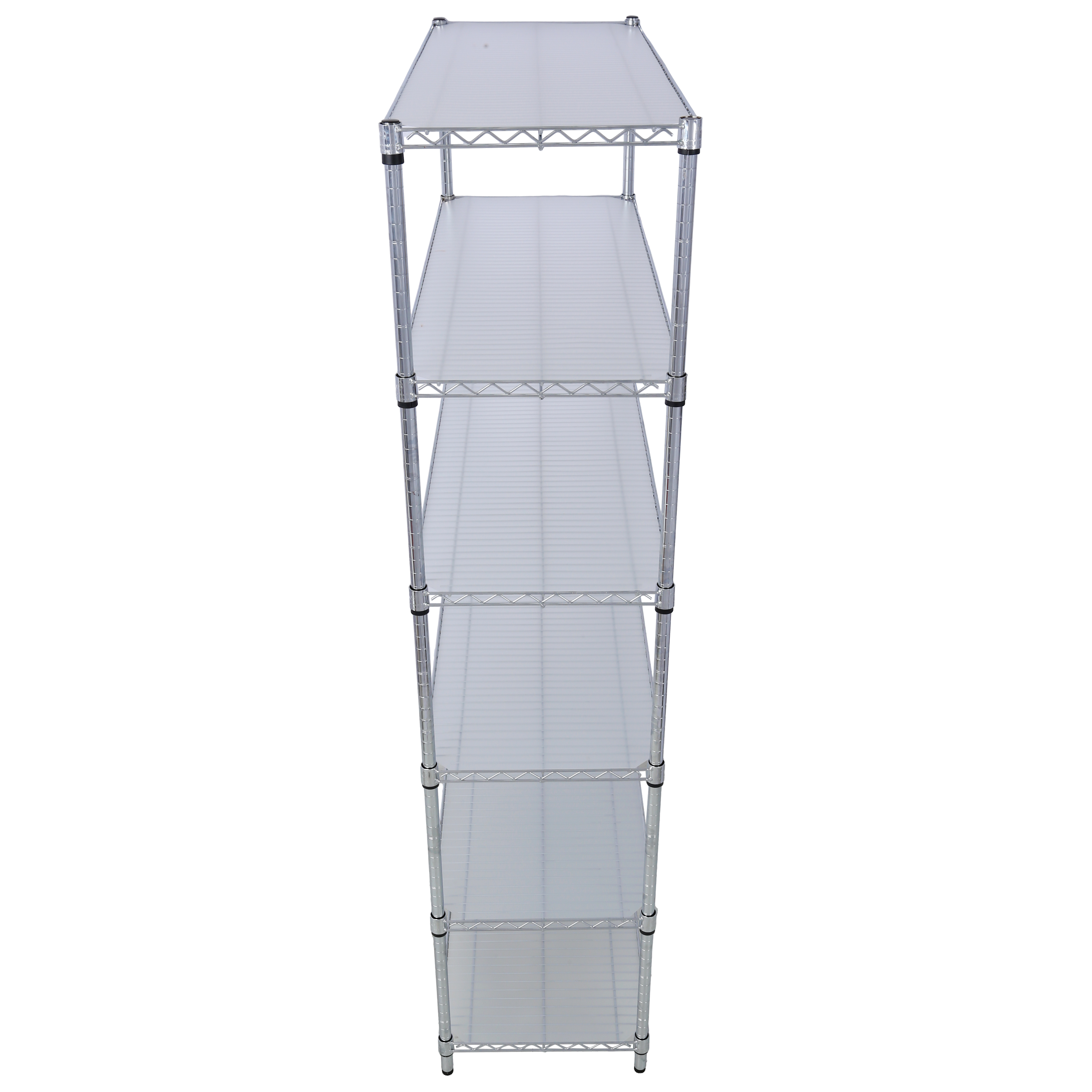 6 Tier 6000lbs Capacity NSF Metal Shelf Wire Shelving Unit, Heavy Duty Adjustable Storage Rack with Wheels & Shelf Liners for Commercial Grade Utility Steel Storage Rack, chrome- 84"H x 48"L x 20"D