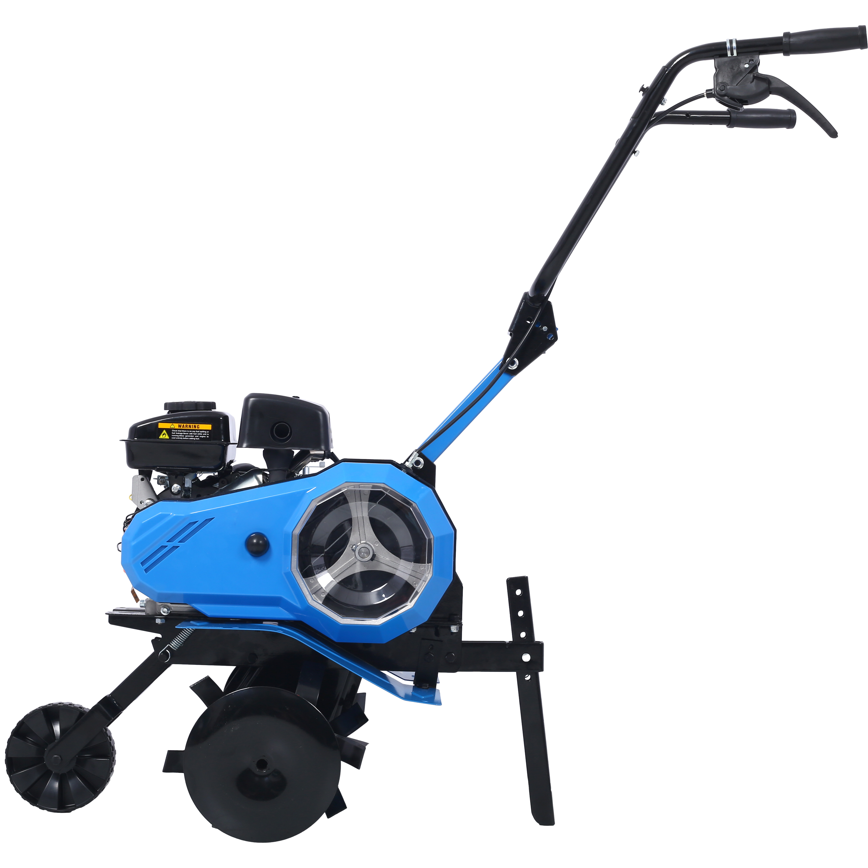 Gas-Powered 4-Cycle 2-in-1 Tiller and Cultivator,78.5cc with Handle 18IN TILL WIDTH,EPA complaint