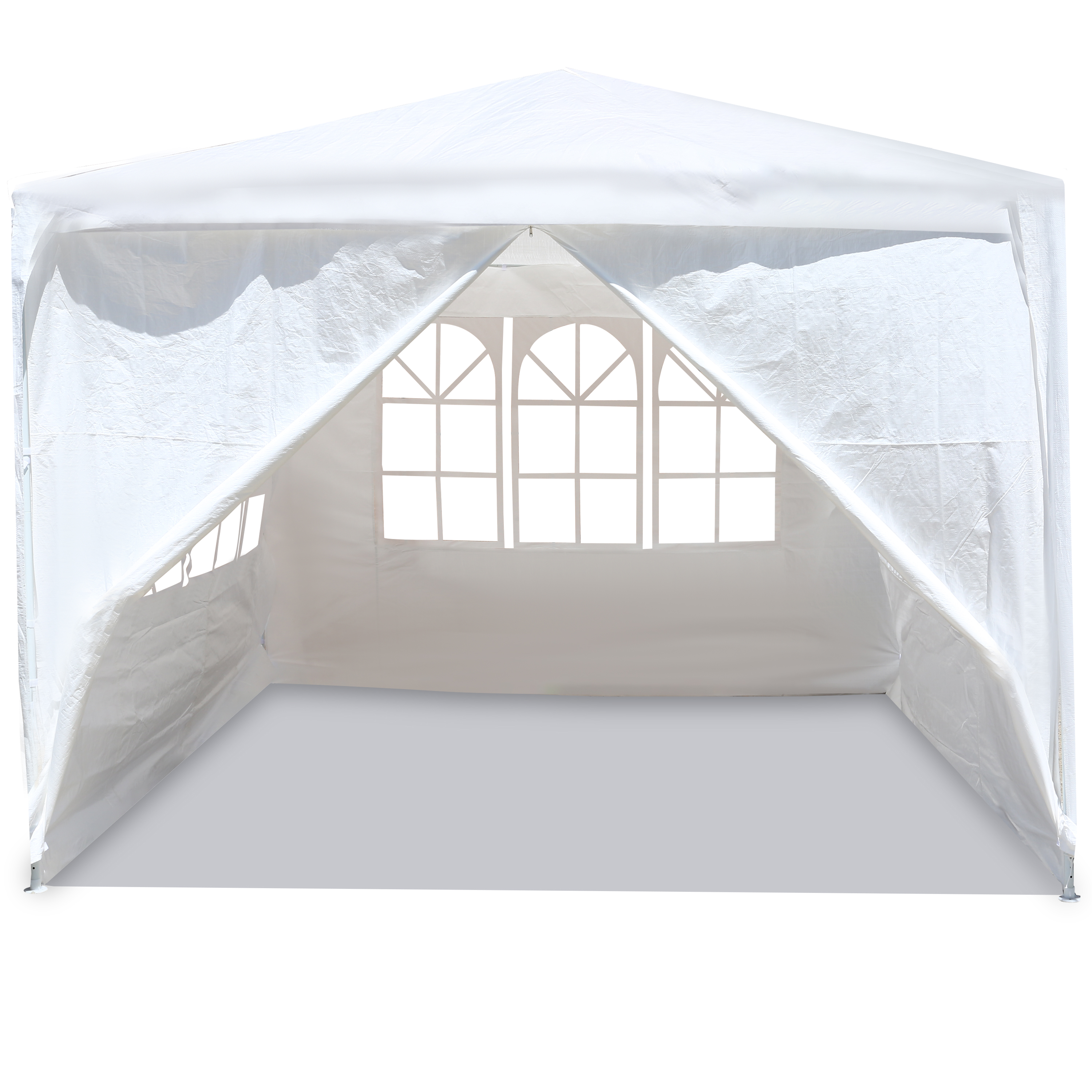 10'x10' Party Tent Outdoor Heavy Duty Gazebo Wedding Canopy + 4 Removable Walls