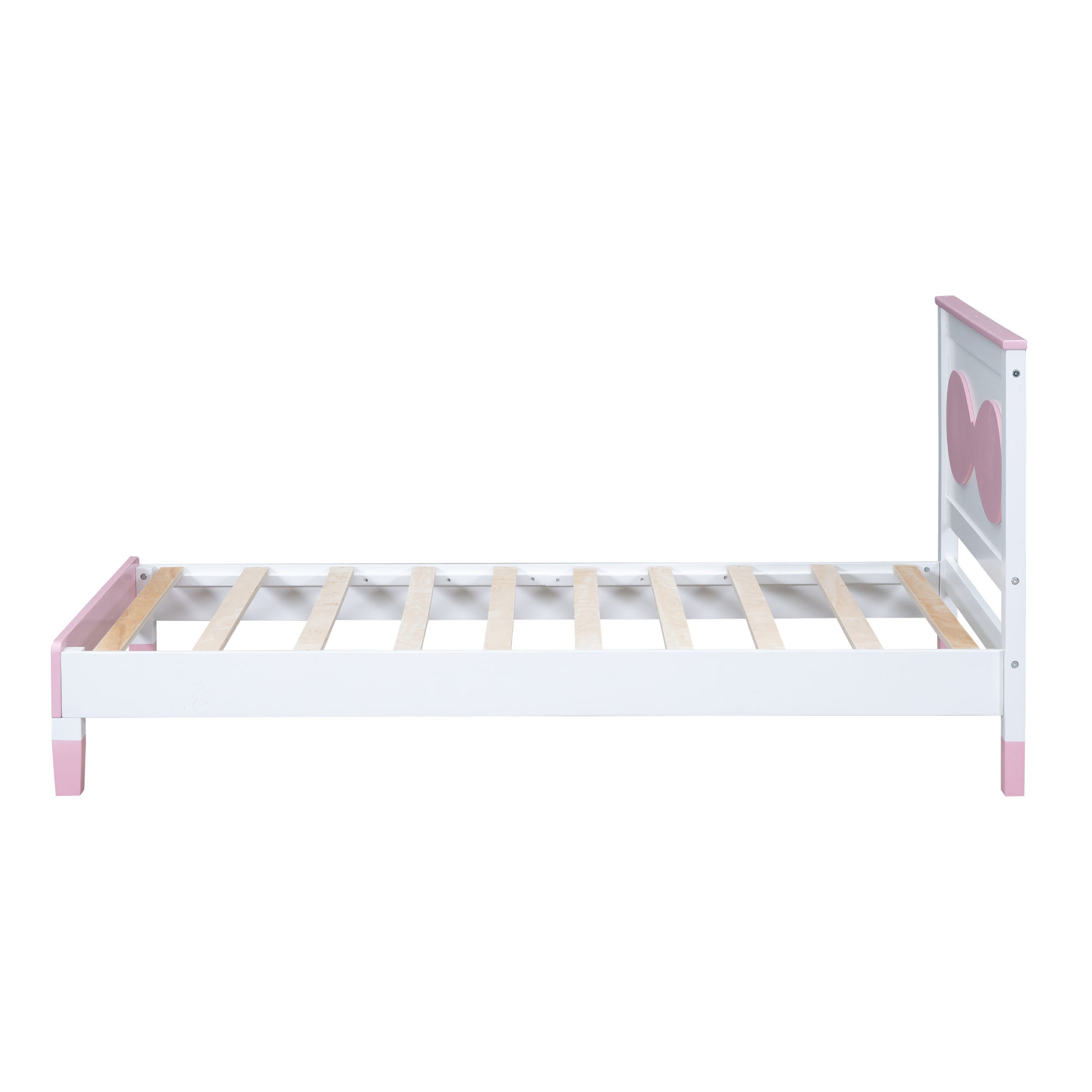 Twin size Wooden Bow Bed