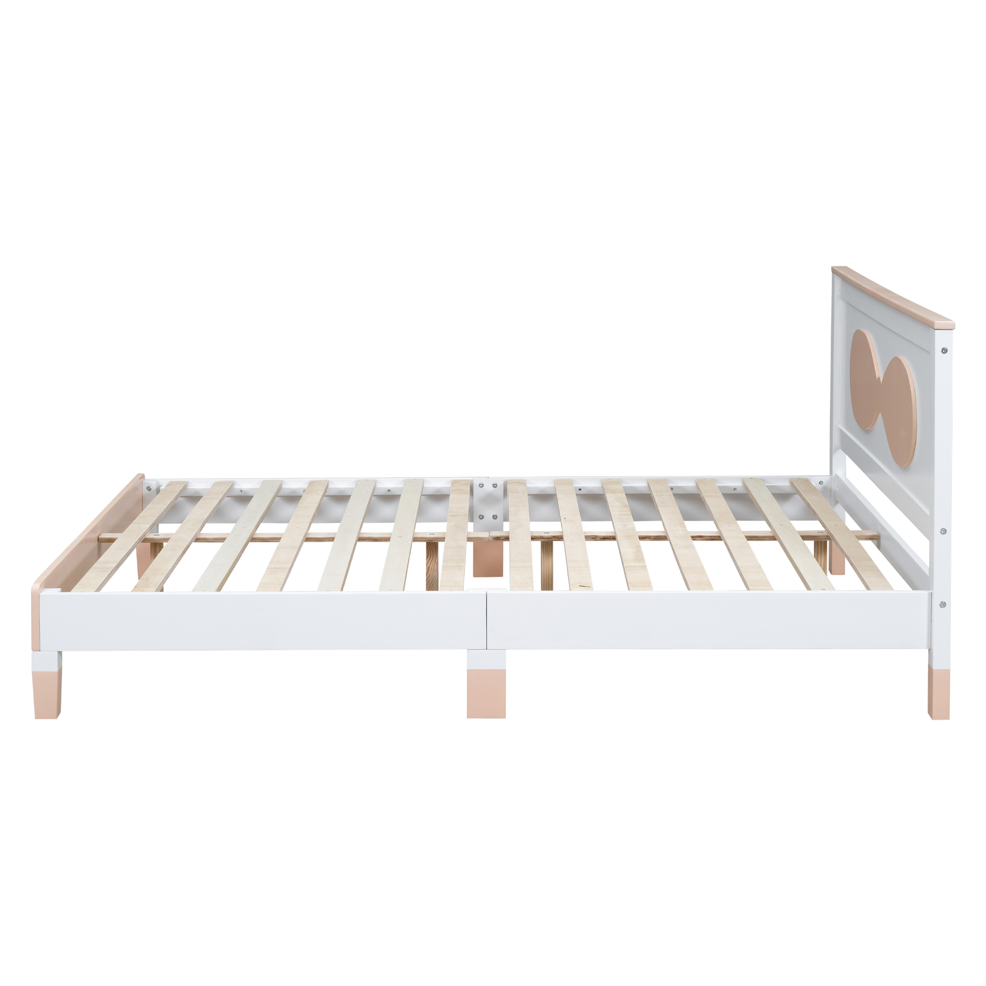 Queen size Wooden Bow Bed