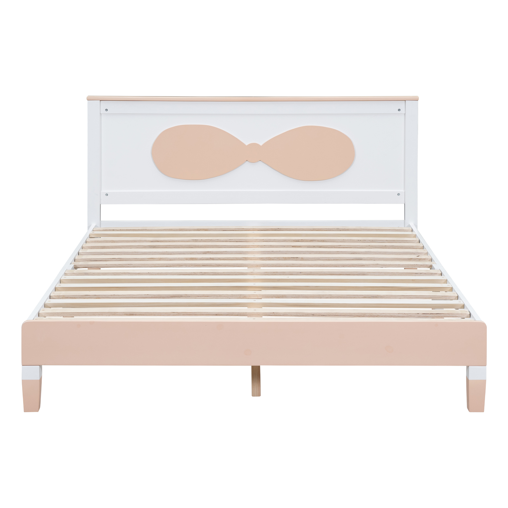 Queen size Wooden Bow Bed