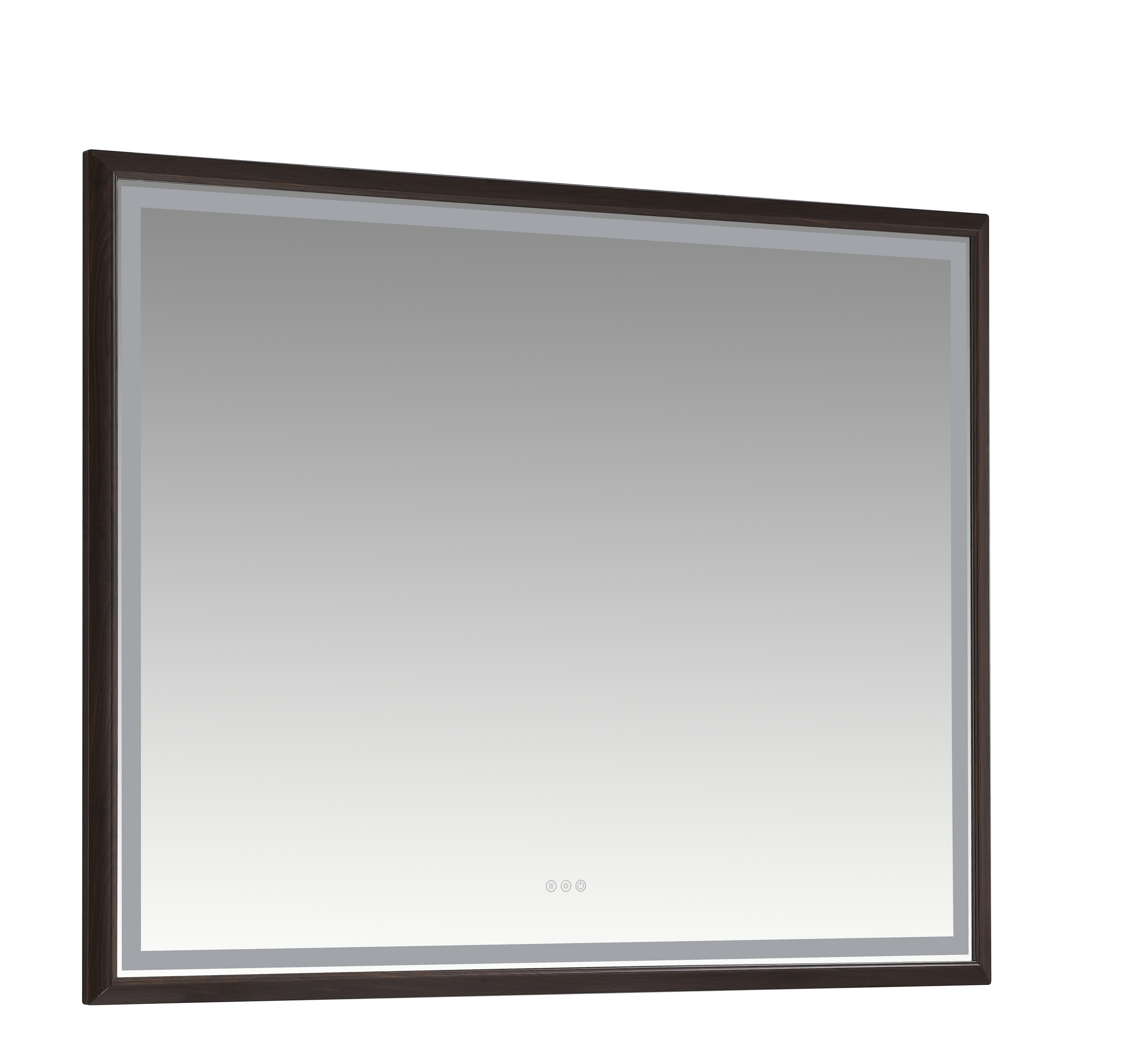 Bathroom  led mirror is multi-functional and each function is controlled by a smart touch button.