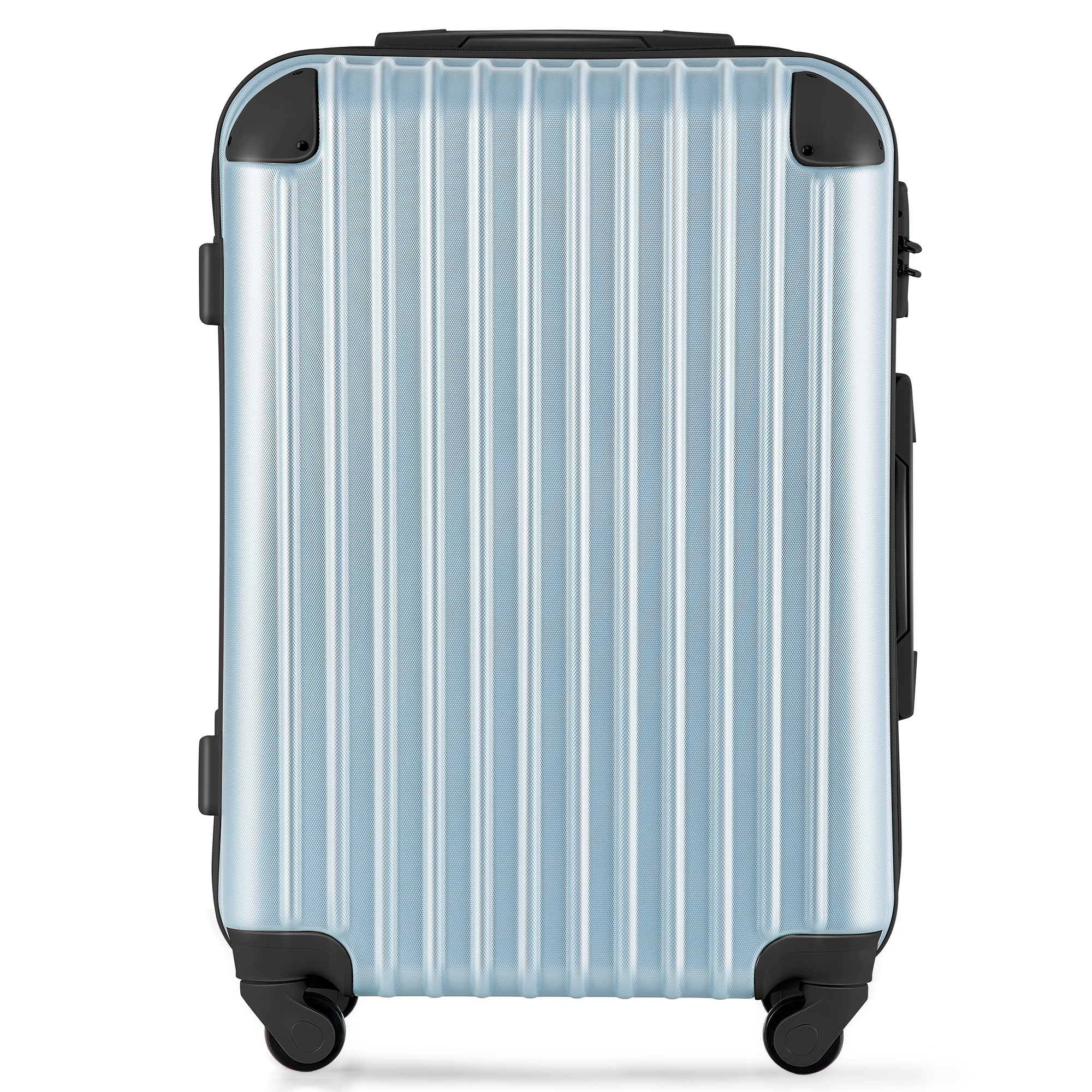 スーツケース Mサイズ・TSAロック・キャリーバッグ　送料無料 最新デザイン 銀