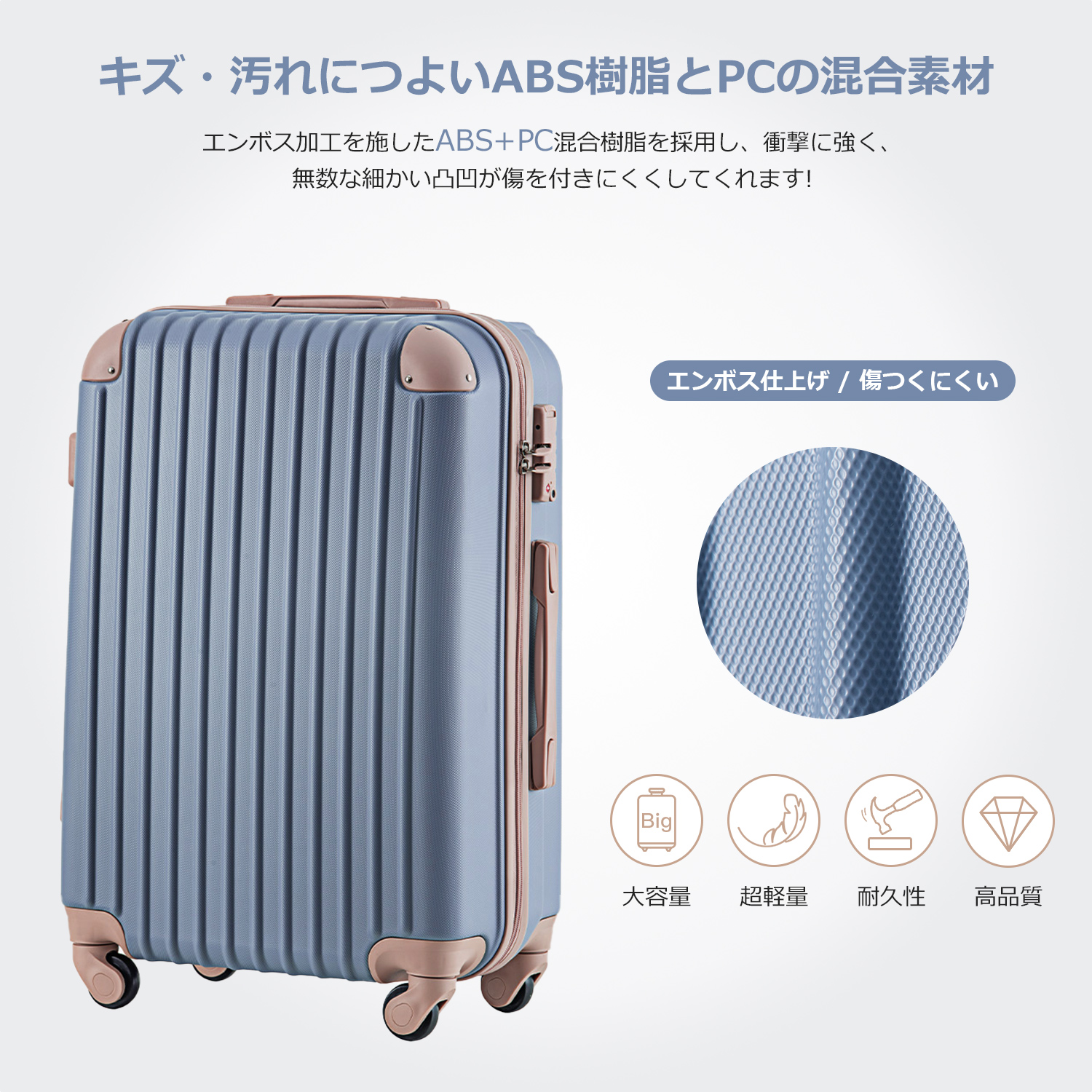 M尺寸 行李箱 手提包 登机箱 超轻 TSA锁 4天-7天 中型 PP298908CAA