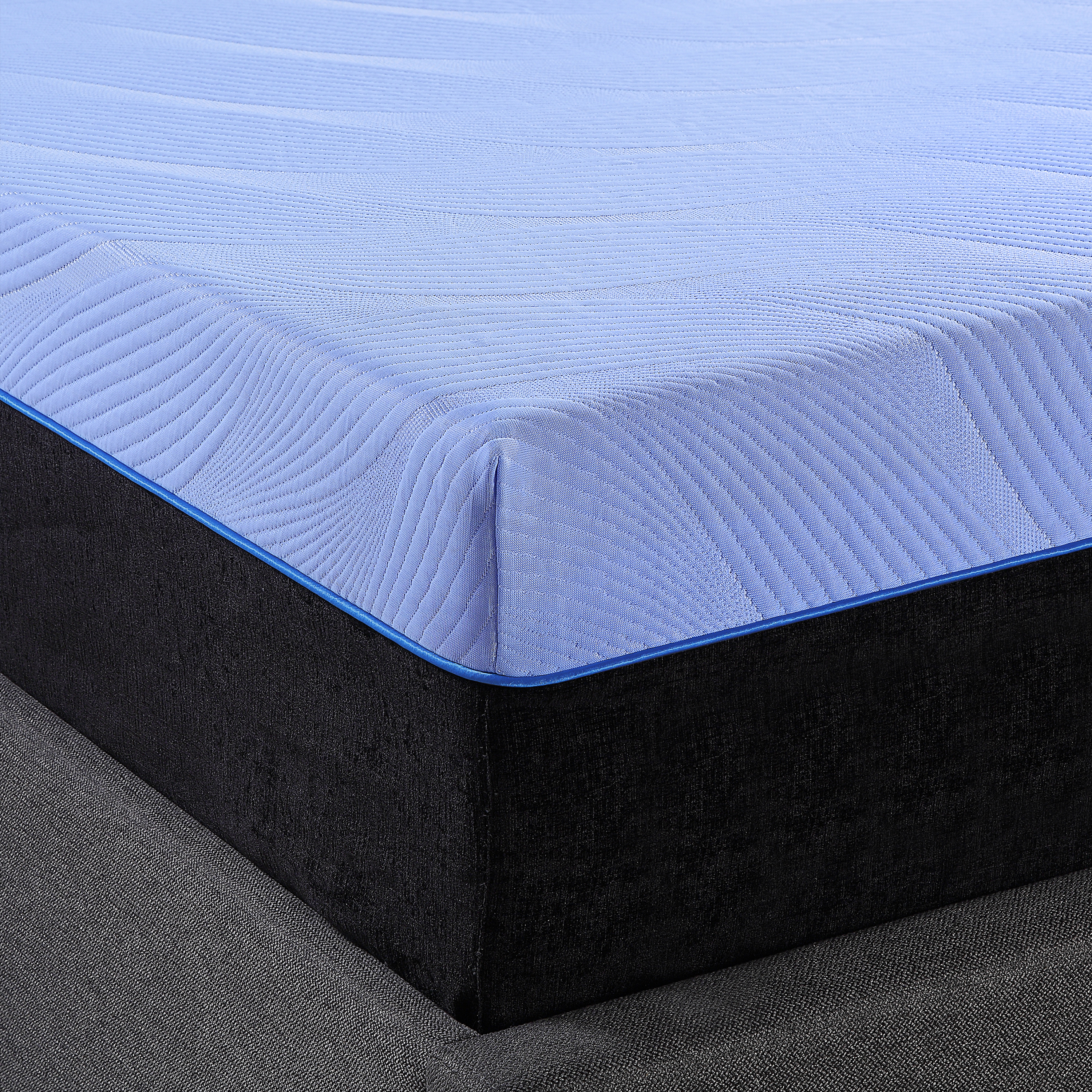 Bridgevine Home 12 inch Refresh Hybrid Cooling Fast Responding Latex Foam and Coil Kids Mattress, Twin Size