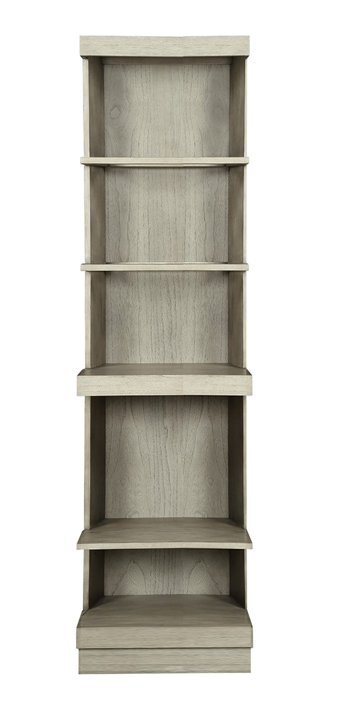 Bridgevine Home Celino Bookshelf Pier, Set of 2, No Assembly Required, Sandstone Finish