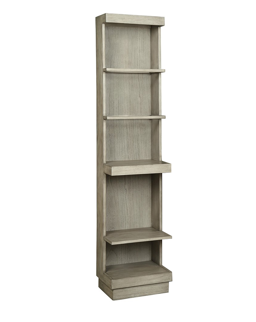 Bridgevine Home Celino Bookshelf Pier, Set of 2, No Assembly Required, Sandstone Finish