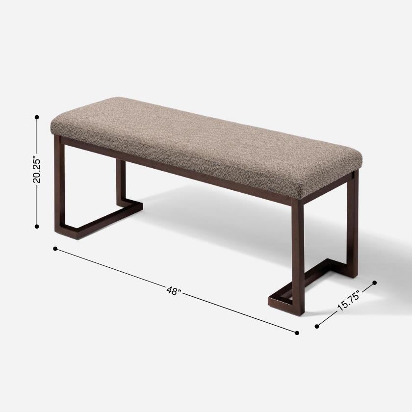 Normsman Pelican Bench - Tungsten Gray