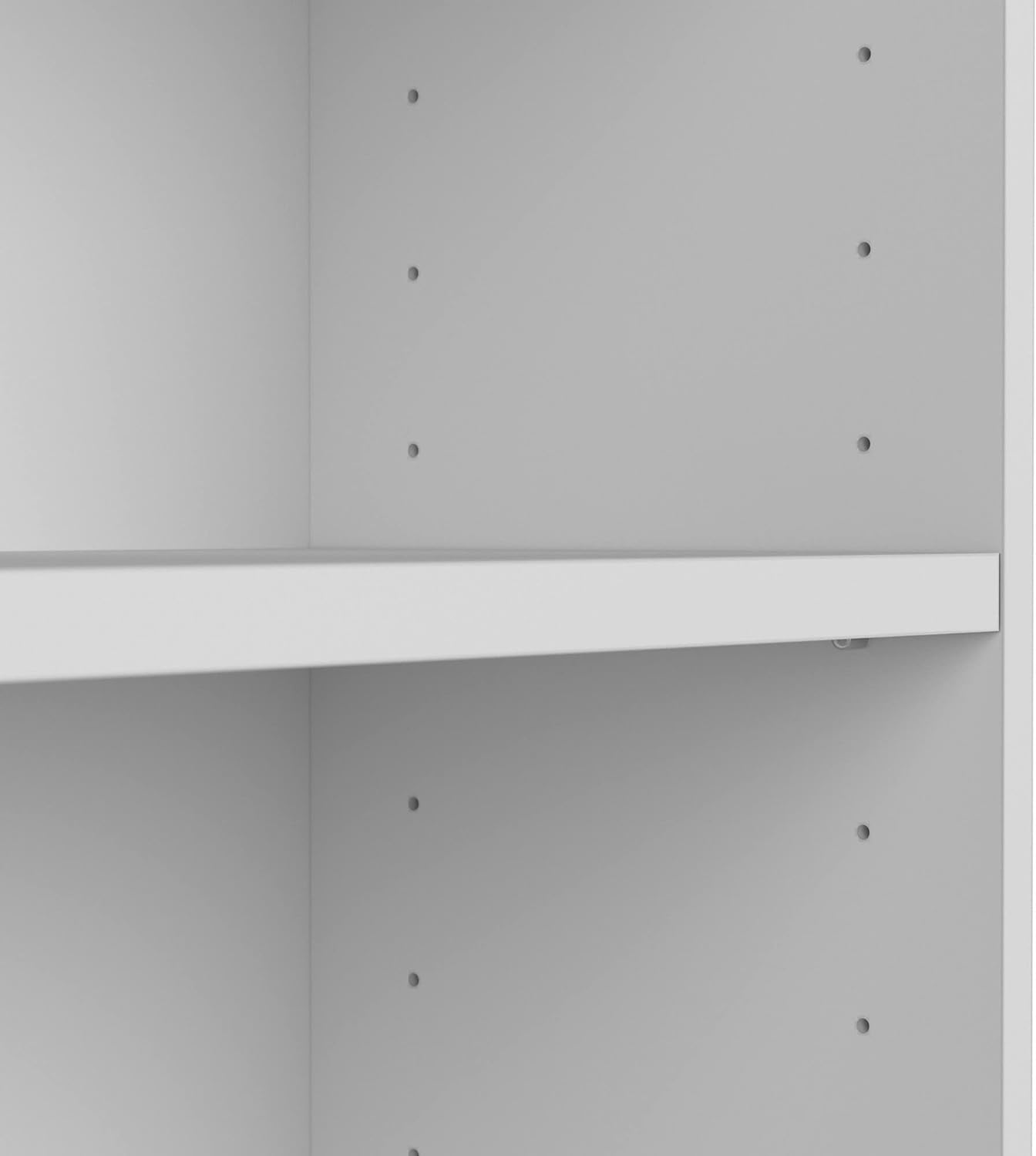 Bush Furniture Universal 2 Shelf Bookcase Set of 2 in Pure White