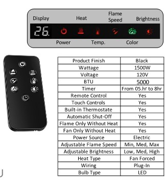 28 inch Fireplace Insert - 2822-LG