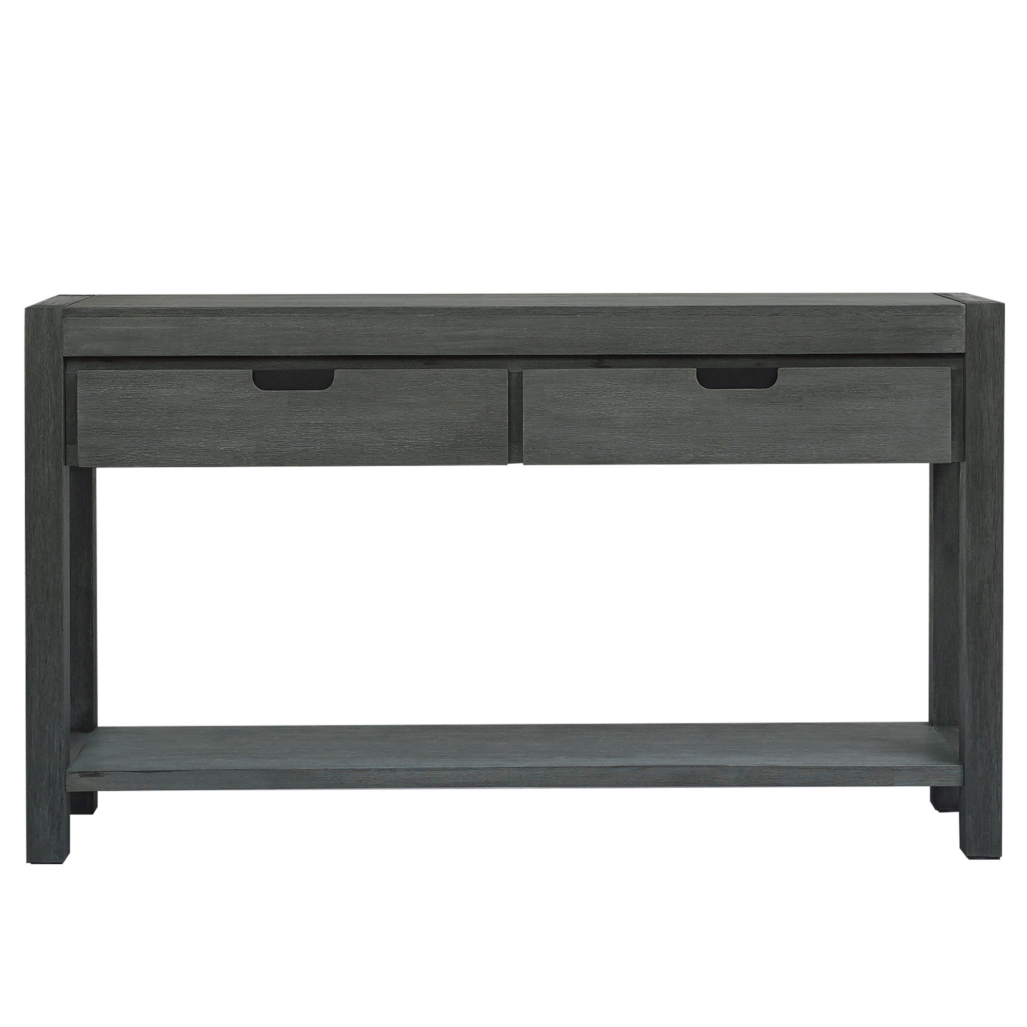 U_STYLE  Console Table Entryway Table for Hallway Living Room with 2 Drawers and 1 Shelf