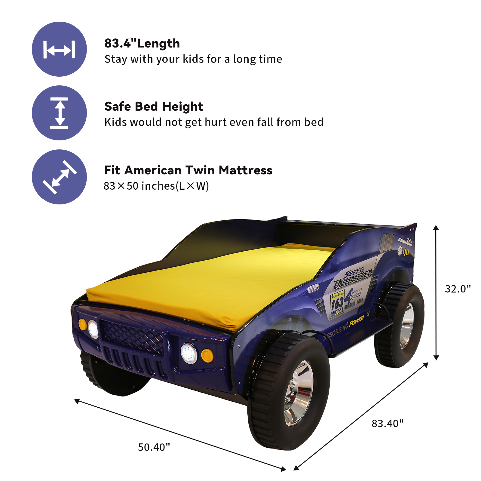 Unlimited Speed Jeep Bed