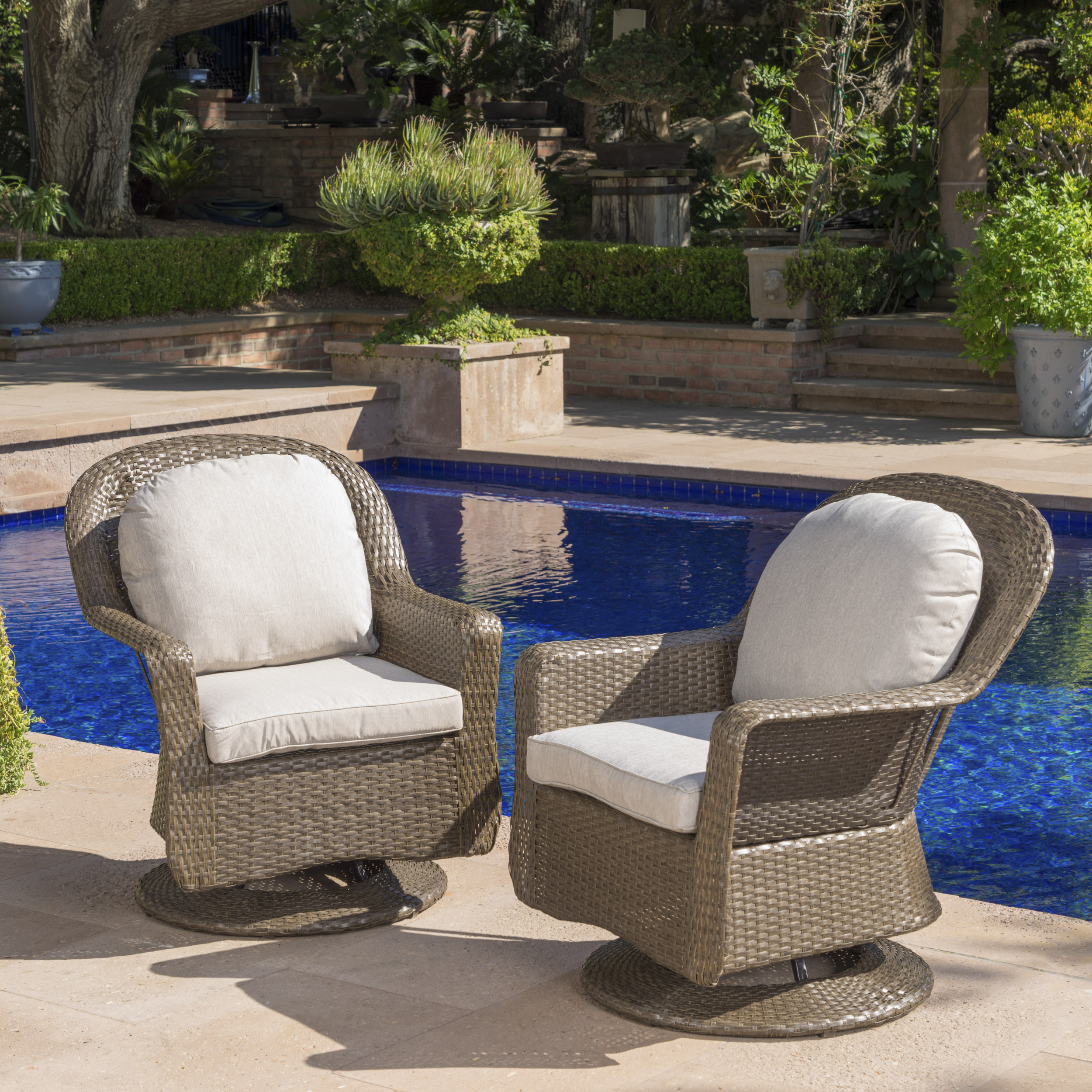 LIAM SWIVEL CLUB CHAIR (Set of 2)