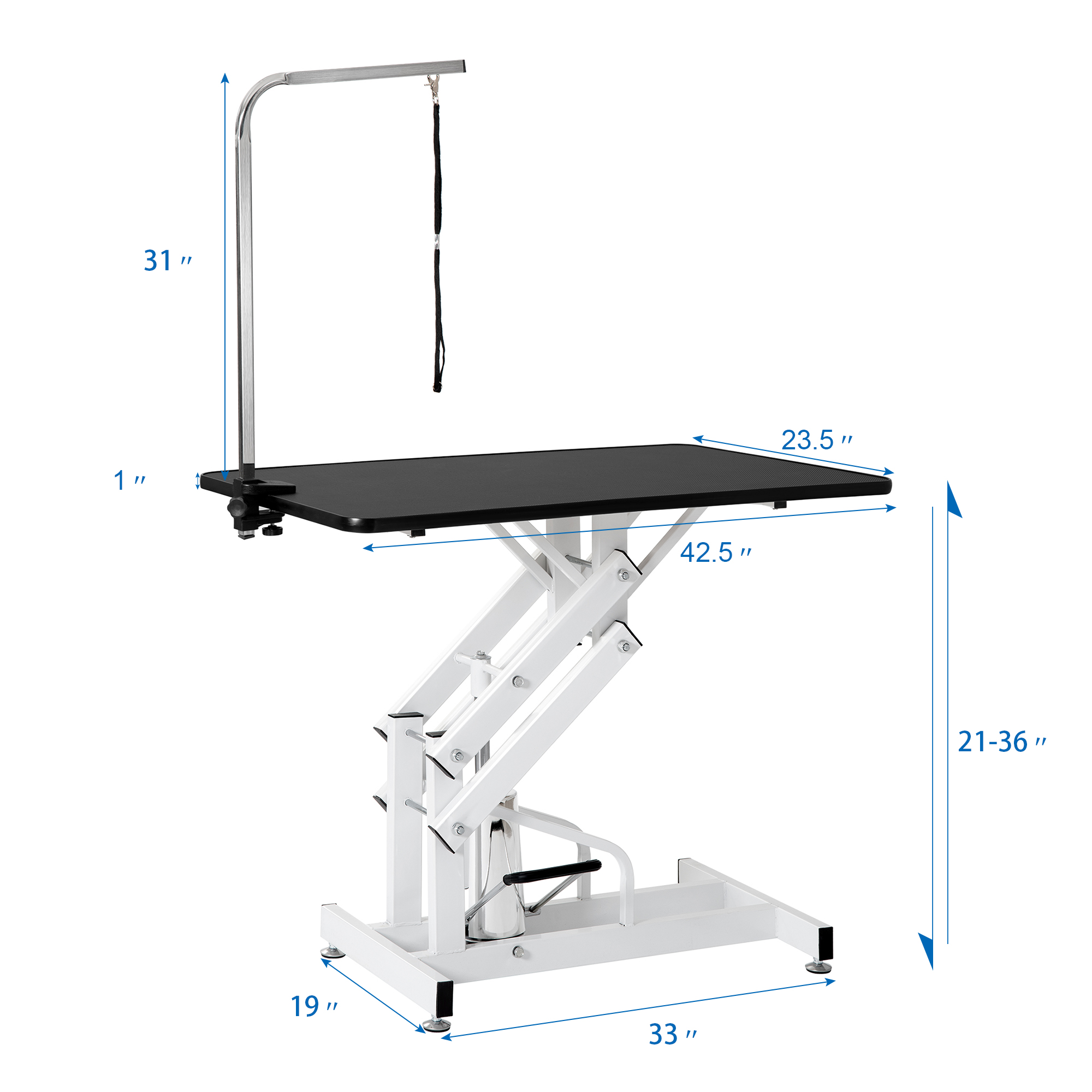 Hydraulic Dog Pet Grooming Table Heavy Duty Big Size Z-Lift Pet Grooming Table