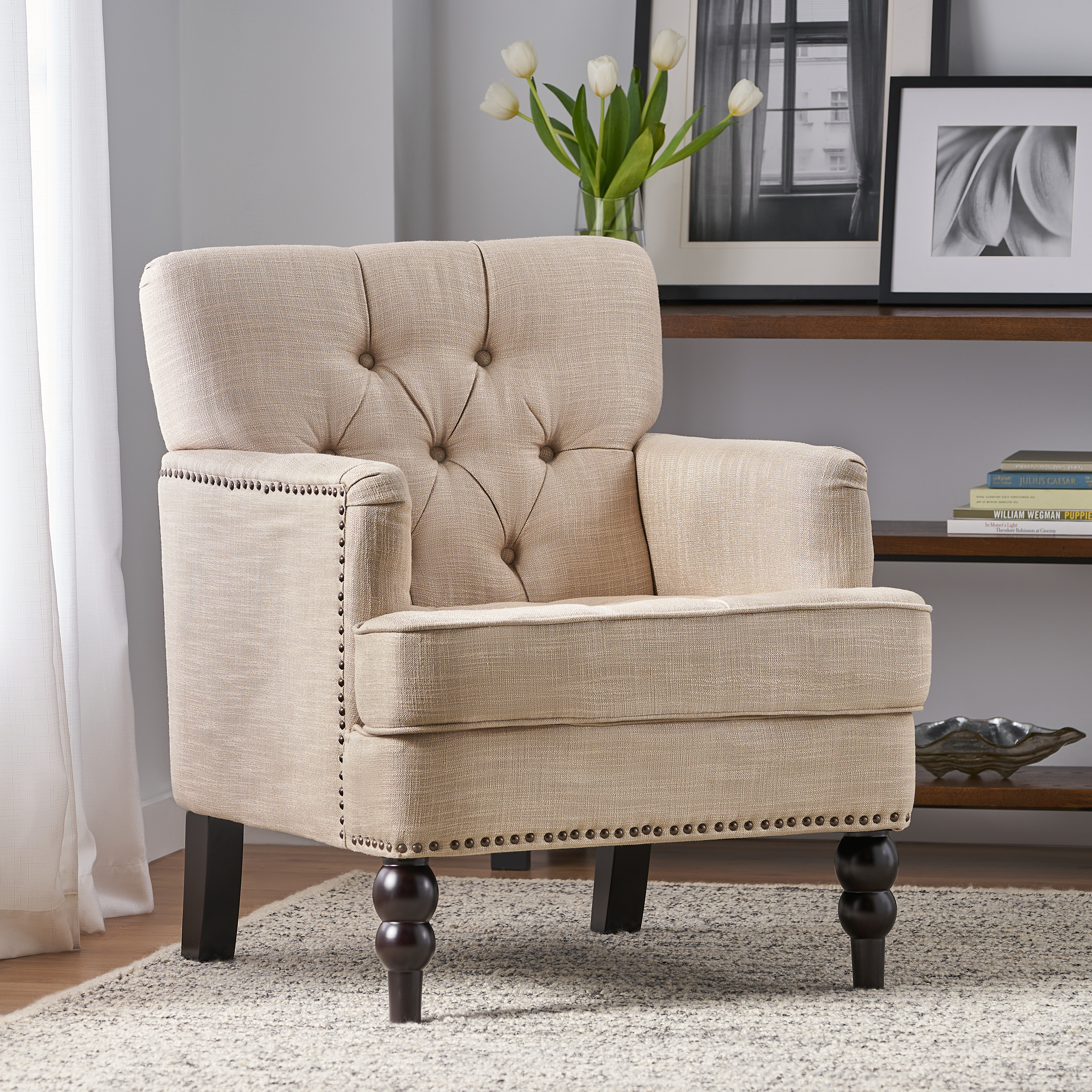 HARRISON TUFTED CLUB CHAIR