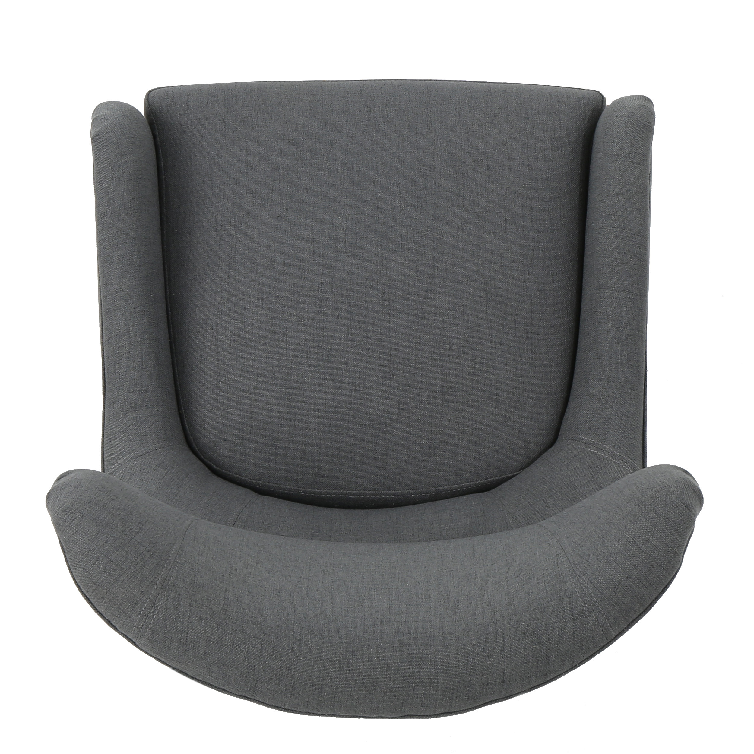 Modern Upholstered Armchair with Solid Leg, Leisure Single Sofa Chair for Living Room Bedroom Reading and Studio