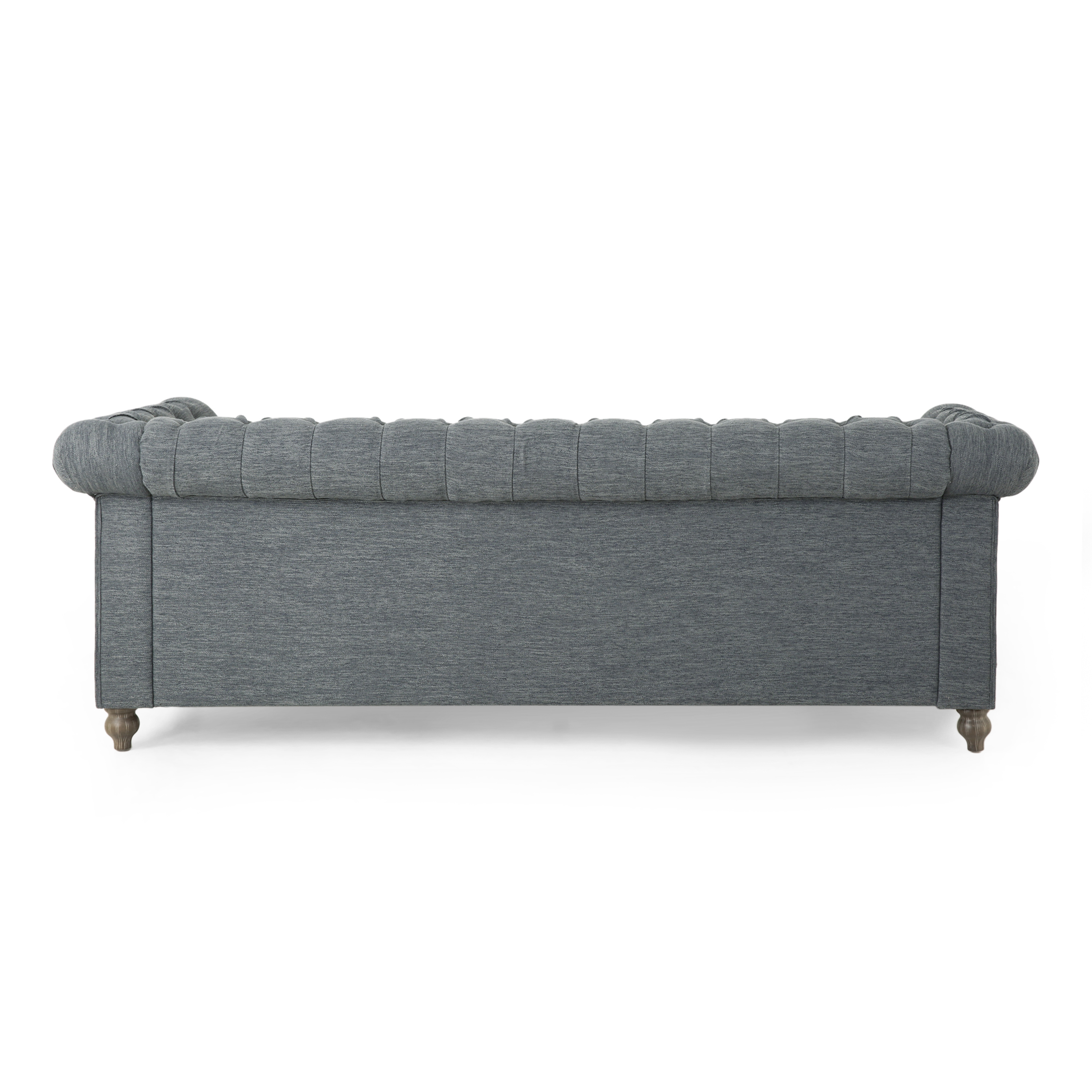 Mirod Comfy 3-Seat Sofa with Wooden Legs, Retro Style for Living Room