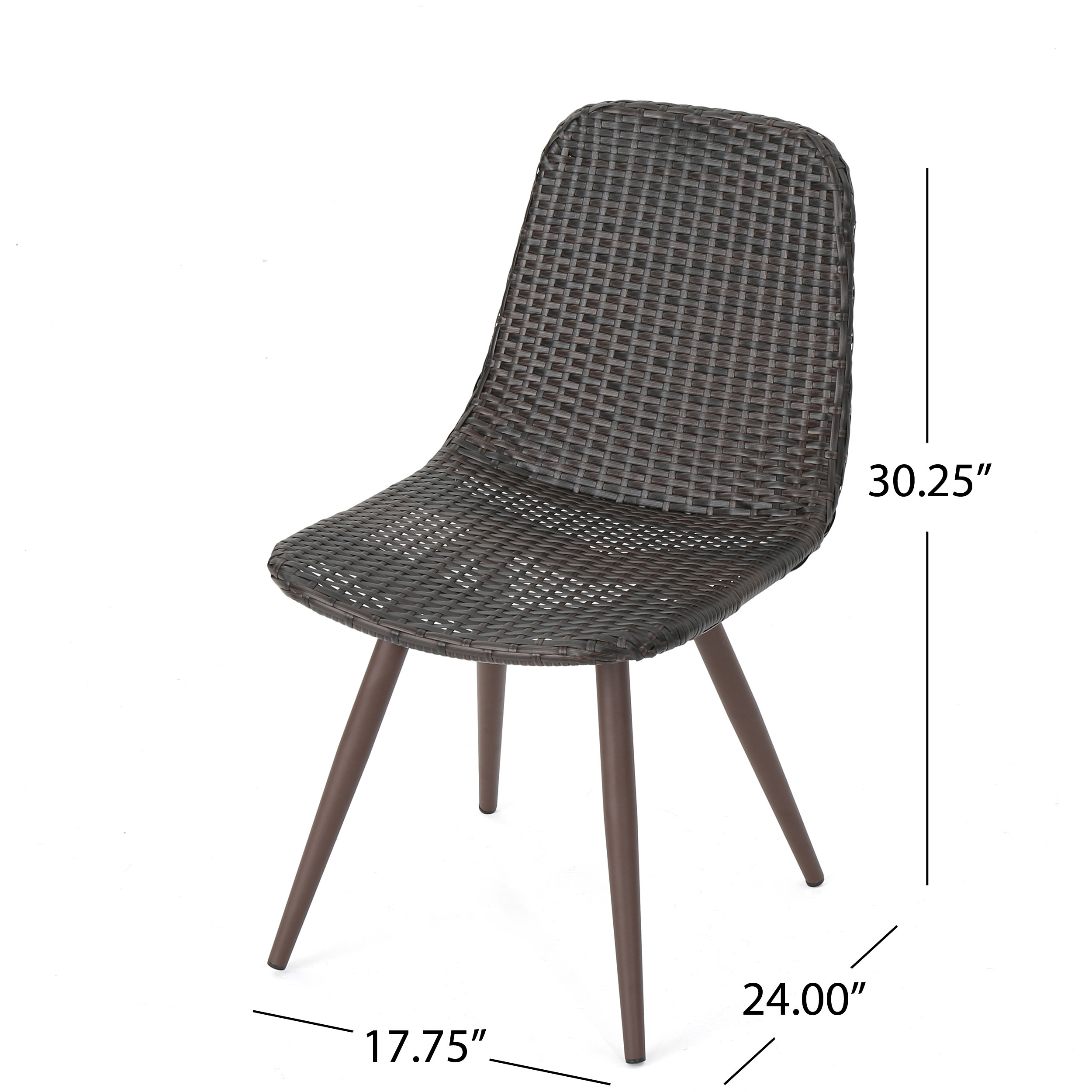 GILA DINING CHAIR WITH POWDER COATED LEGS