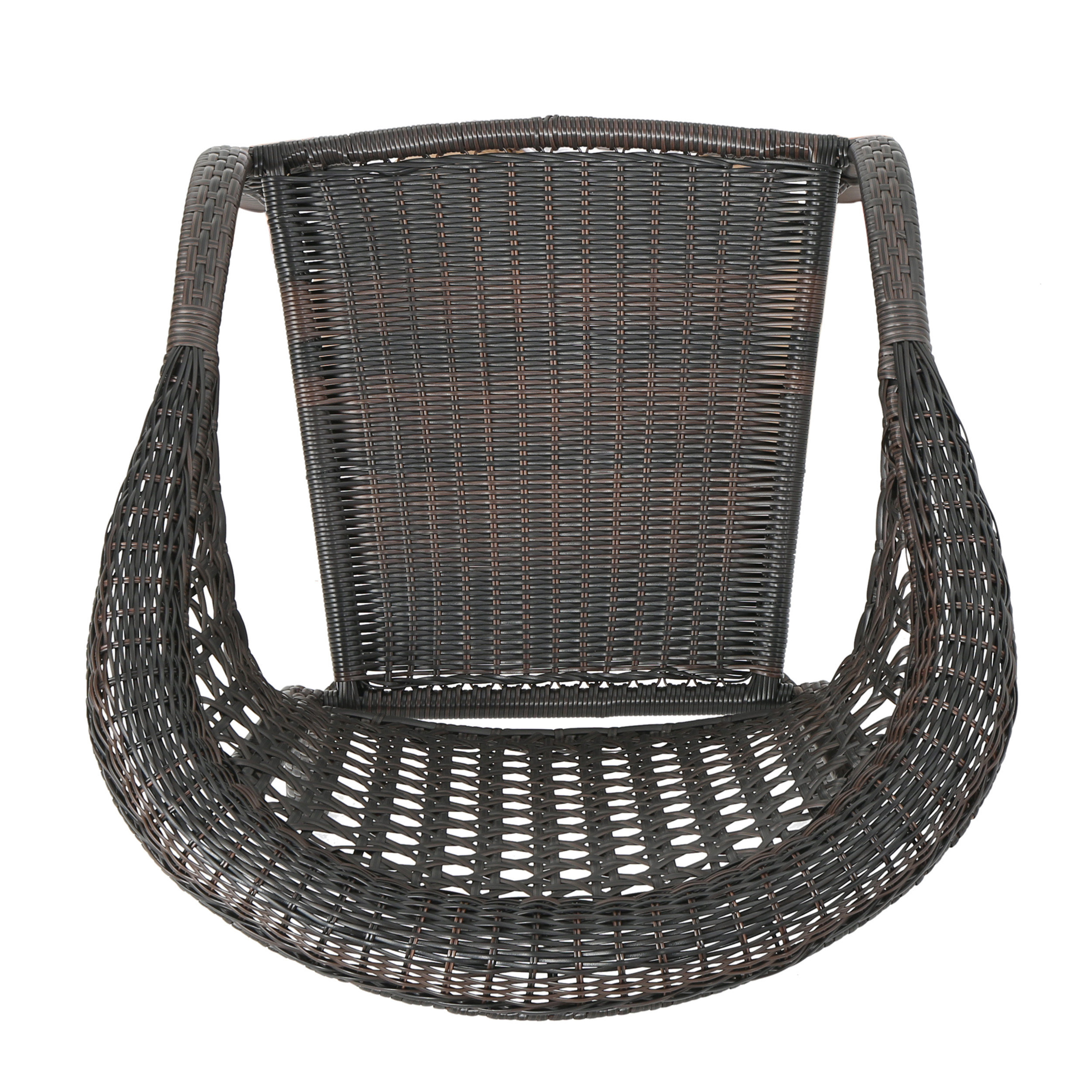 FIGI PE WICKER FANBACK STACKING CHAIR,1PC