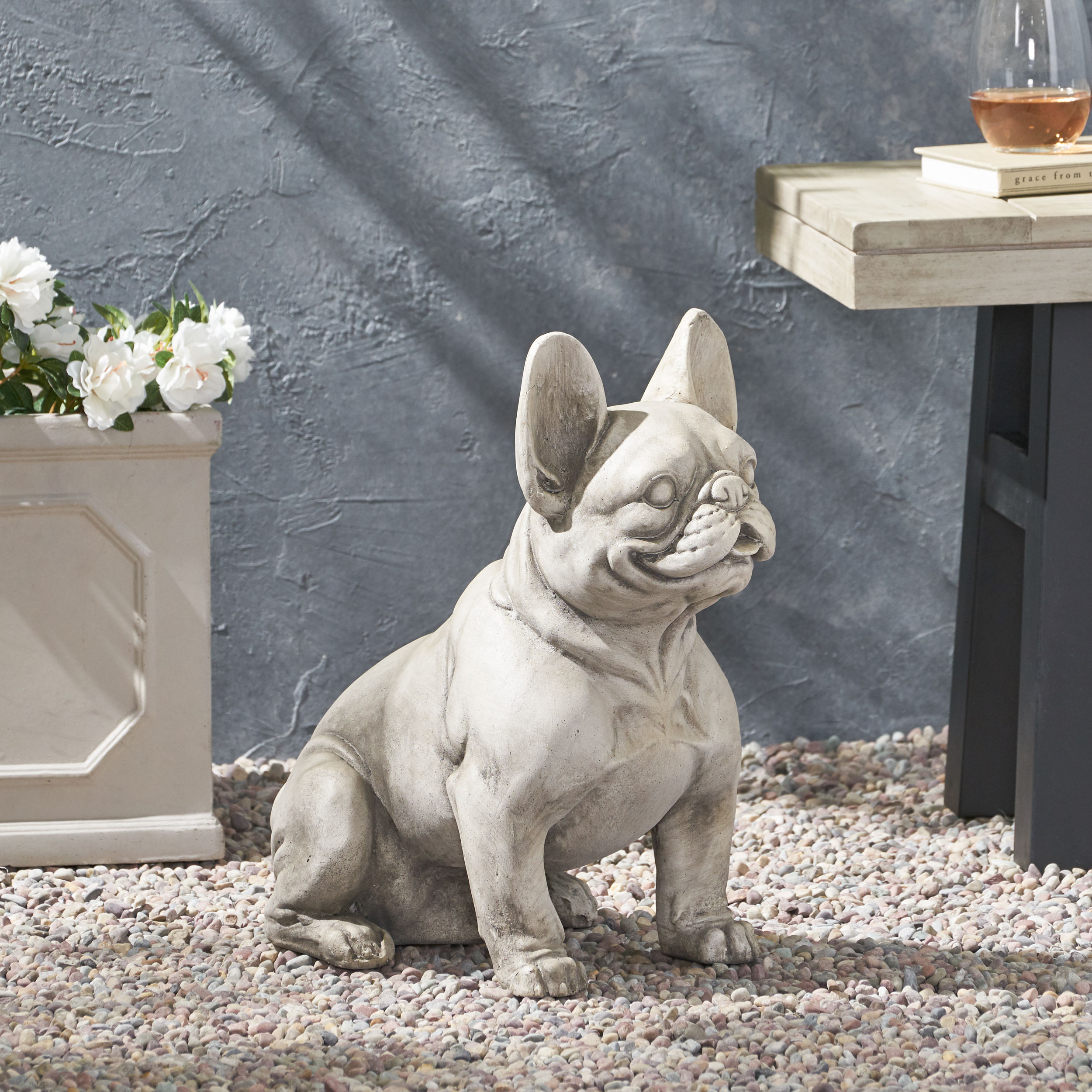 DOG GARDEN SCULPTURE