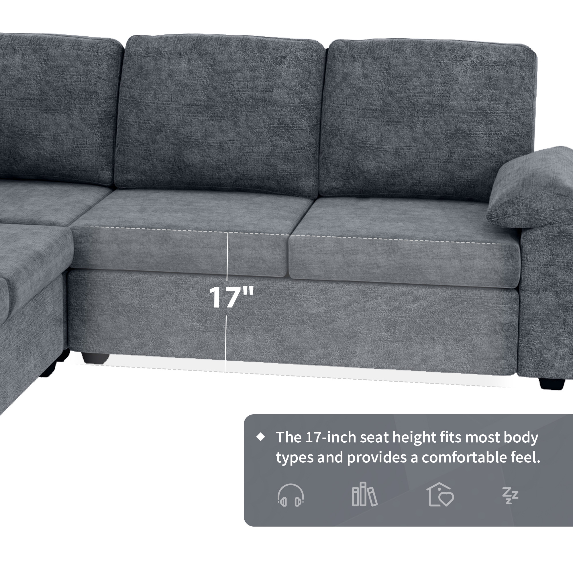 [VIDEO provided] [New] 84*84" Modern Velvet Sectional Sofa Set,Large U Shaped Upholstered Corner Couch with Ottoman,Armrest Pillow,6 Seat Indoor Furniture for Living Room,Apartment,Office,2 Colors