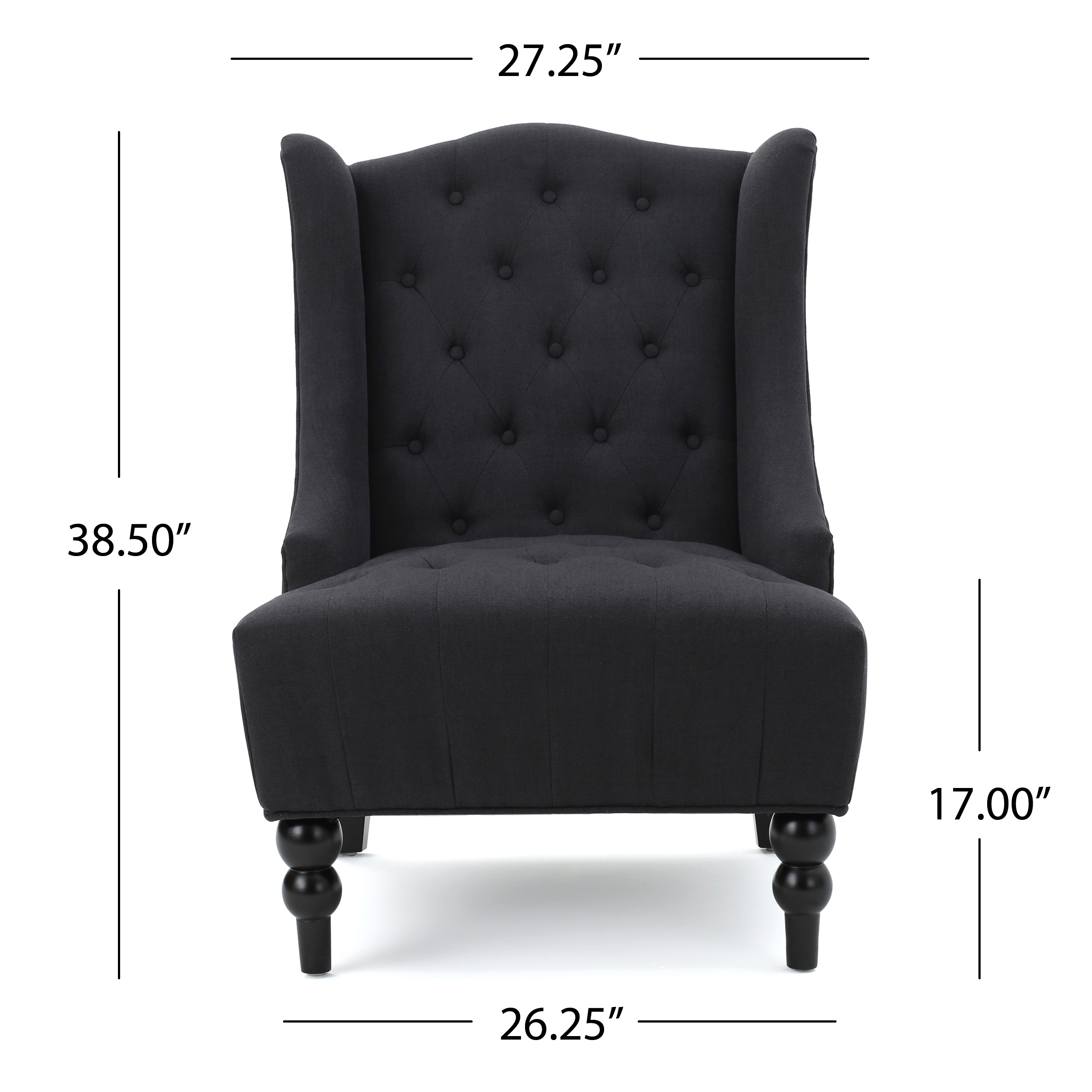 TODDMAN HI-BACK CLUB CHAIR