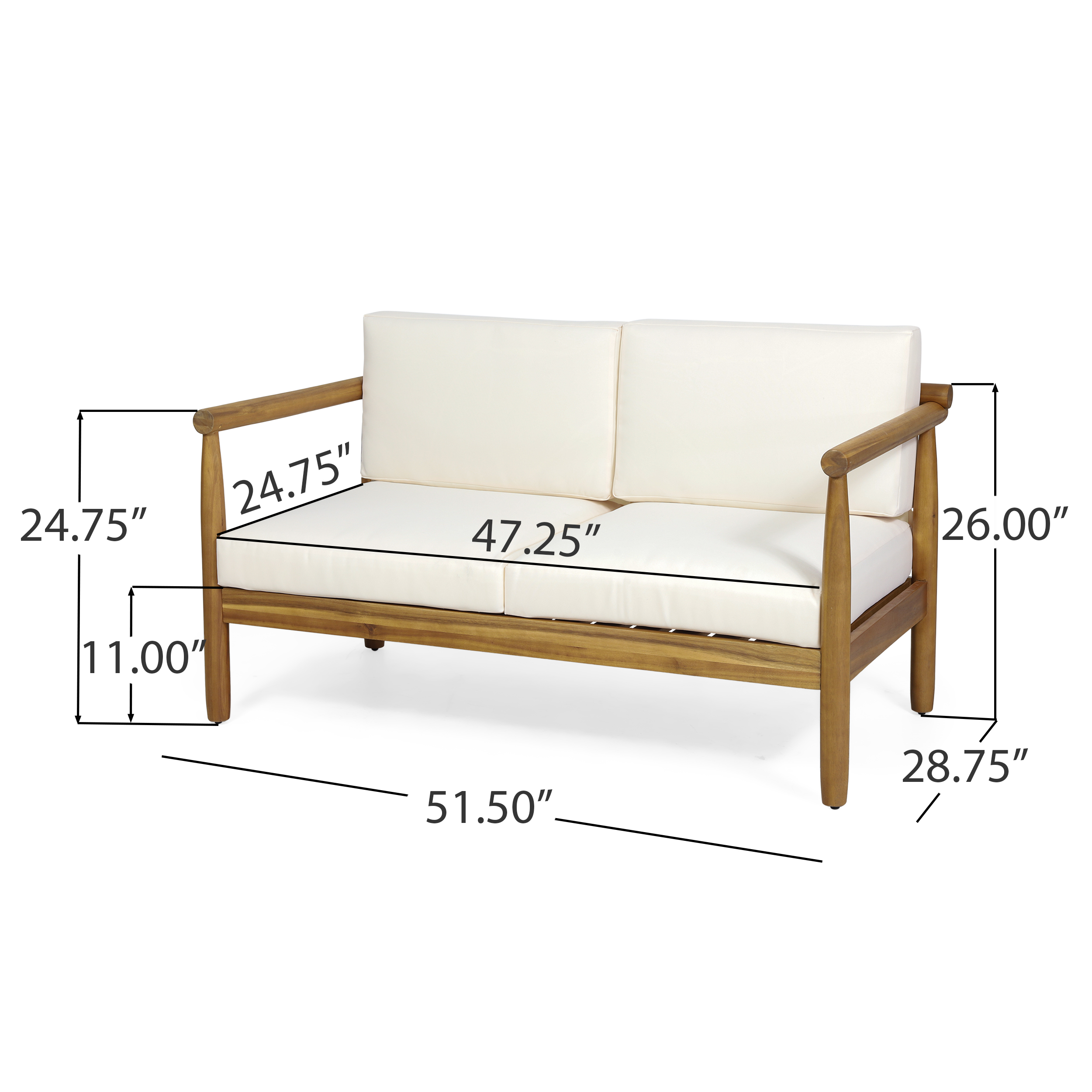 LOVESEAT & COFFEE TABLE