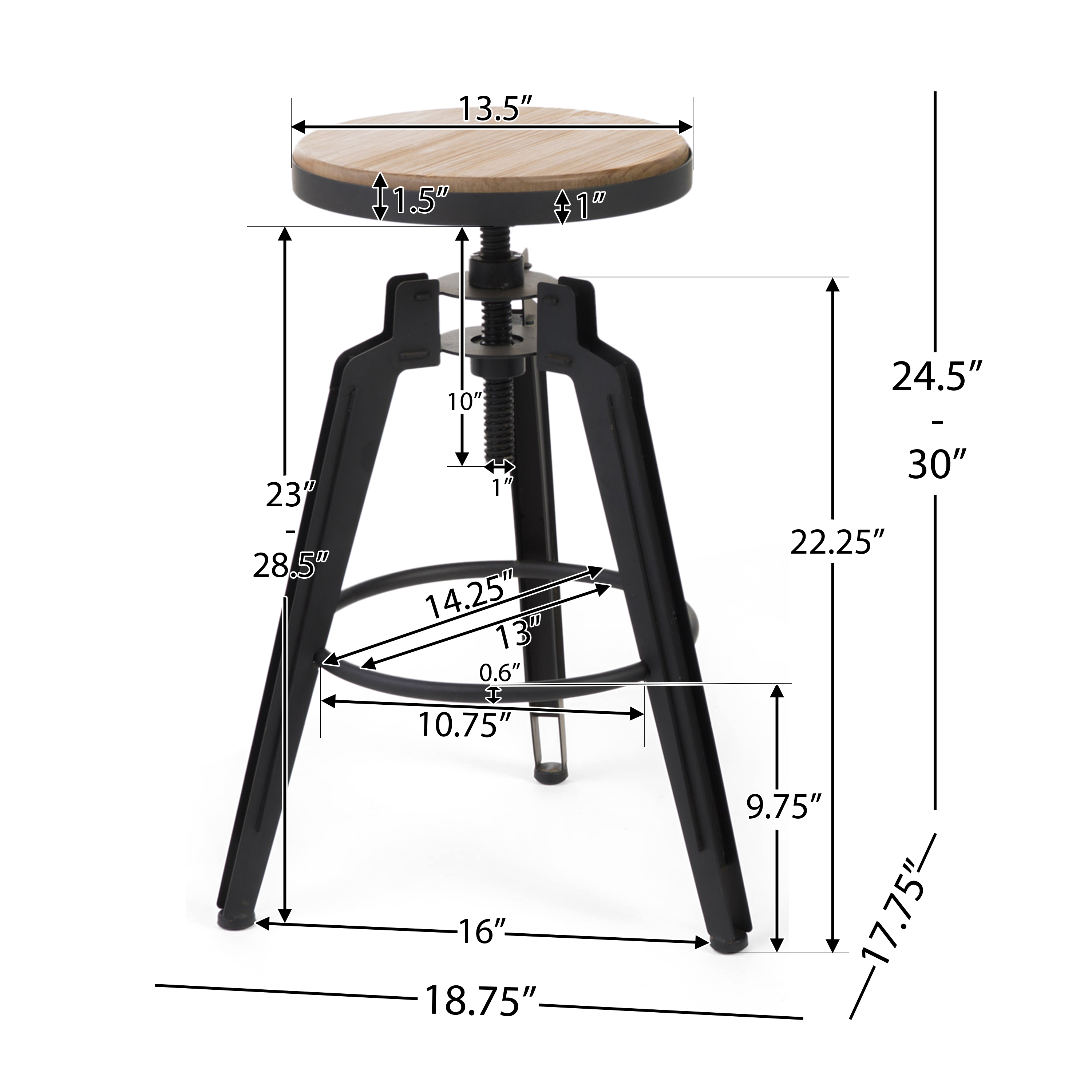 SWIVEL BARSTOOL