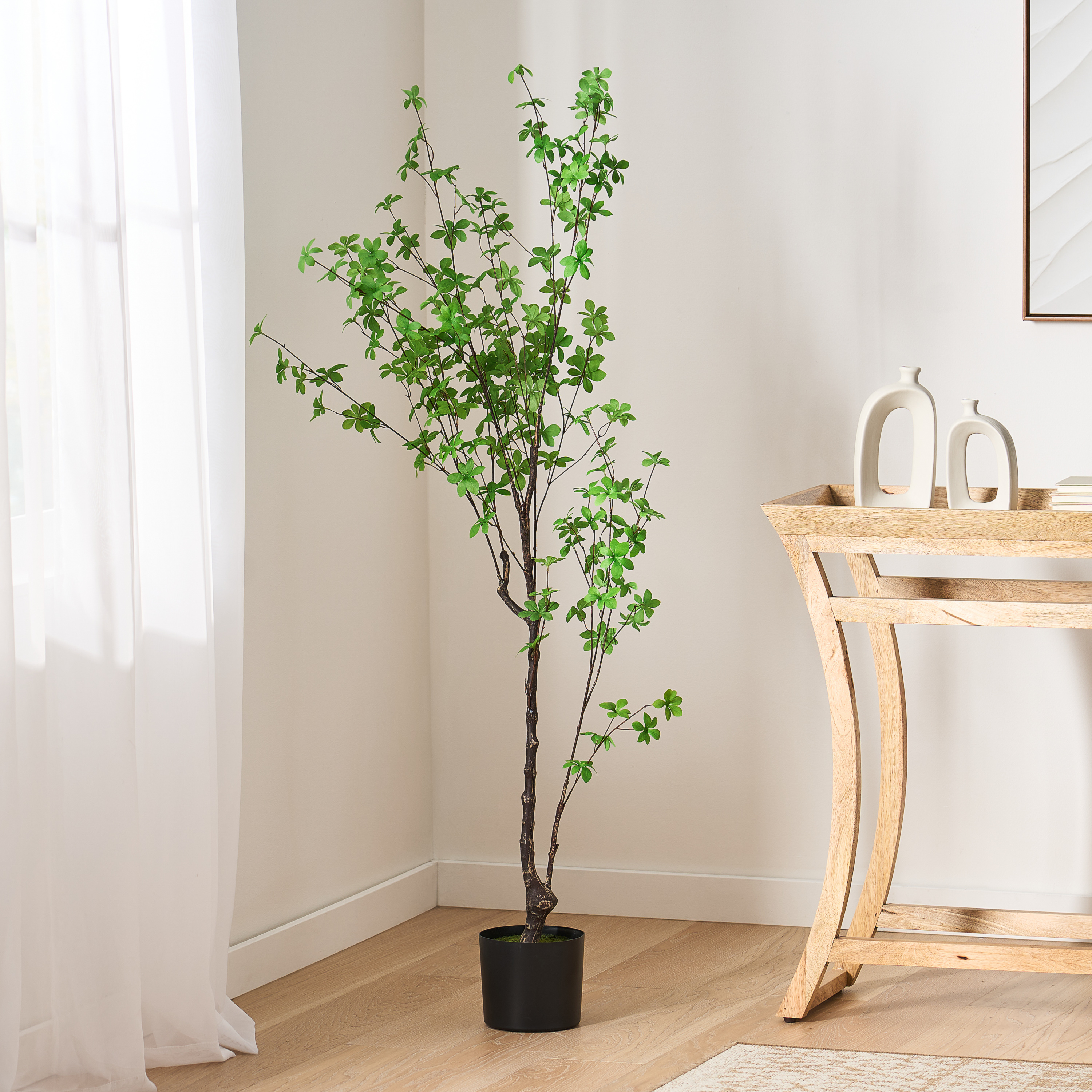 150CM ARTIFICIAL DISC LEAF TREE