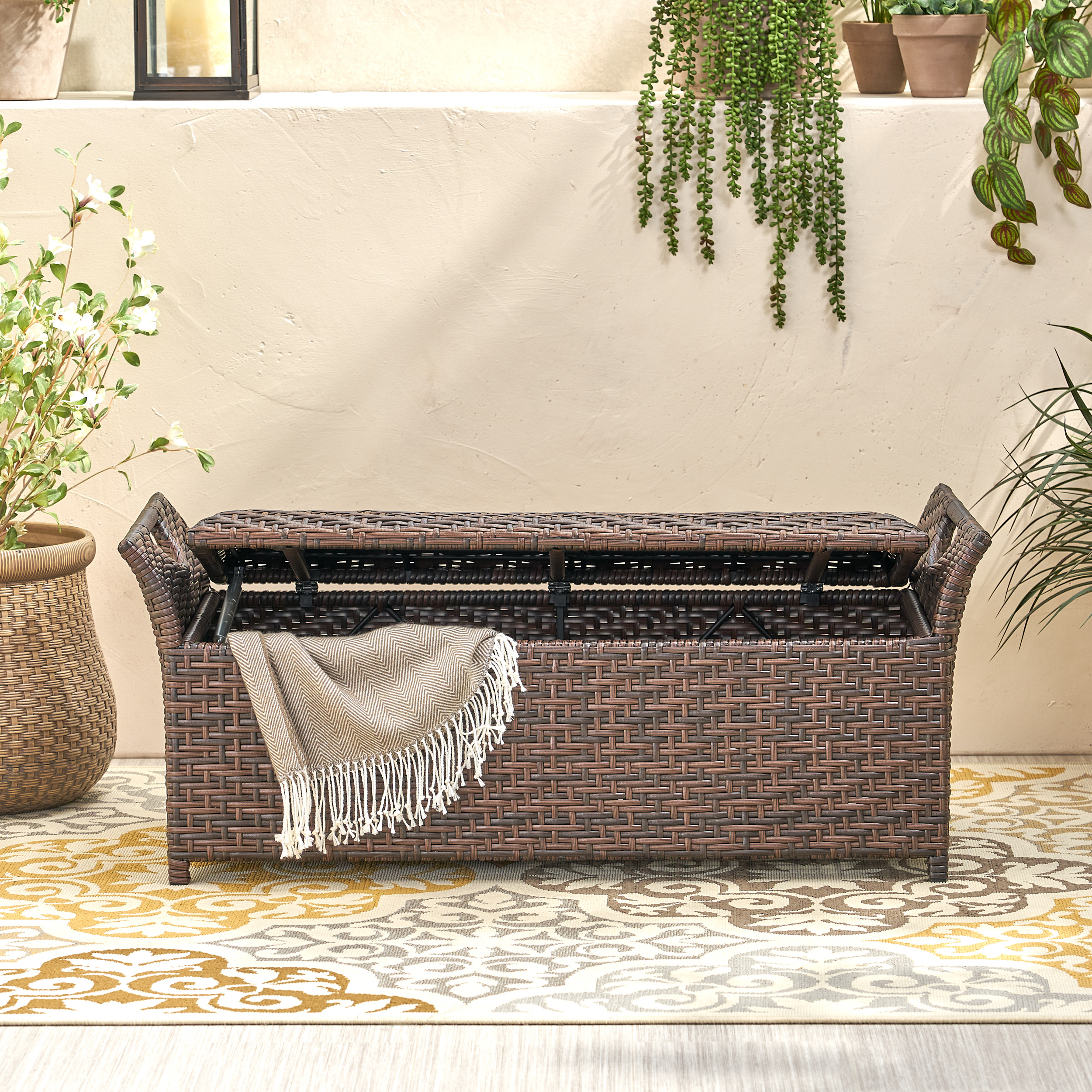 WING PE STORAGE BENCH