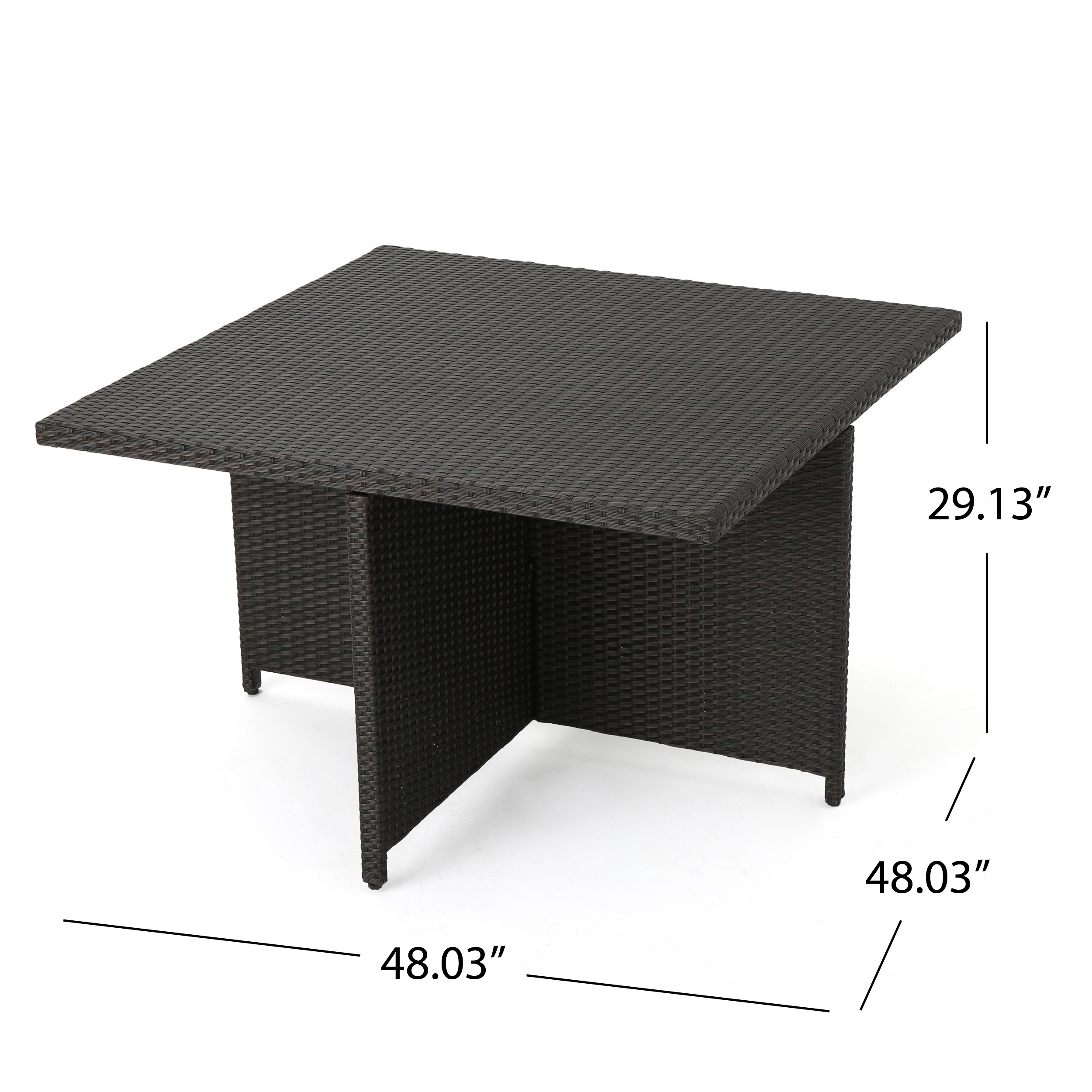 PUERTA 48IN SQUARE DINING TABLE