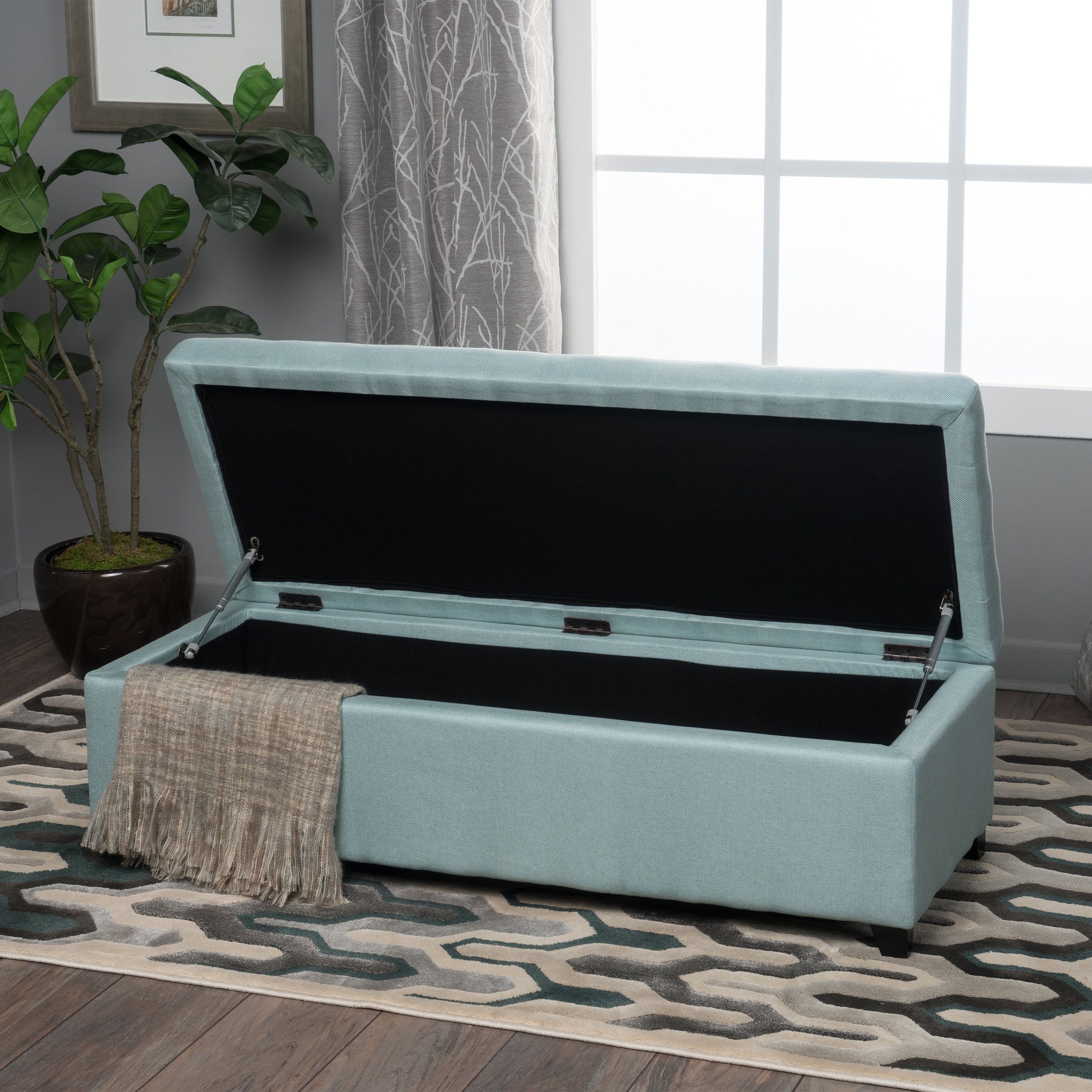 BRENTWOOD STORAGE OTTOMAN