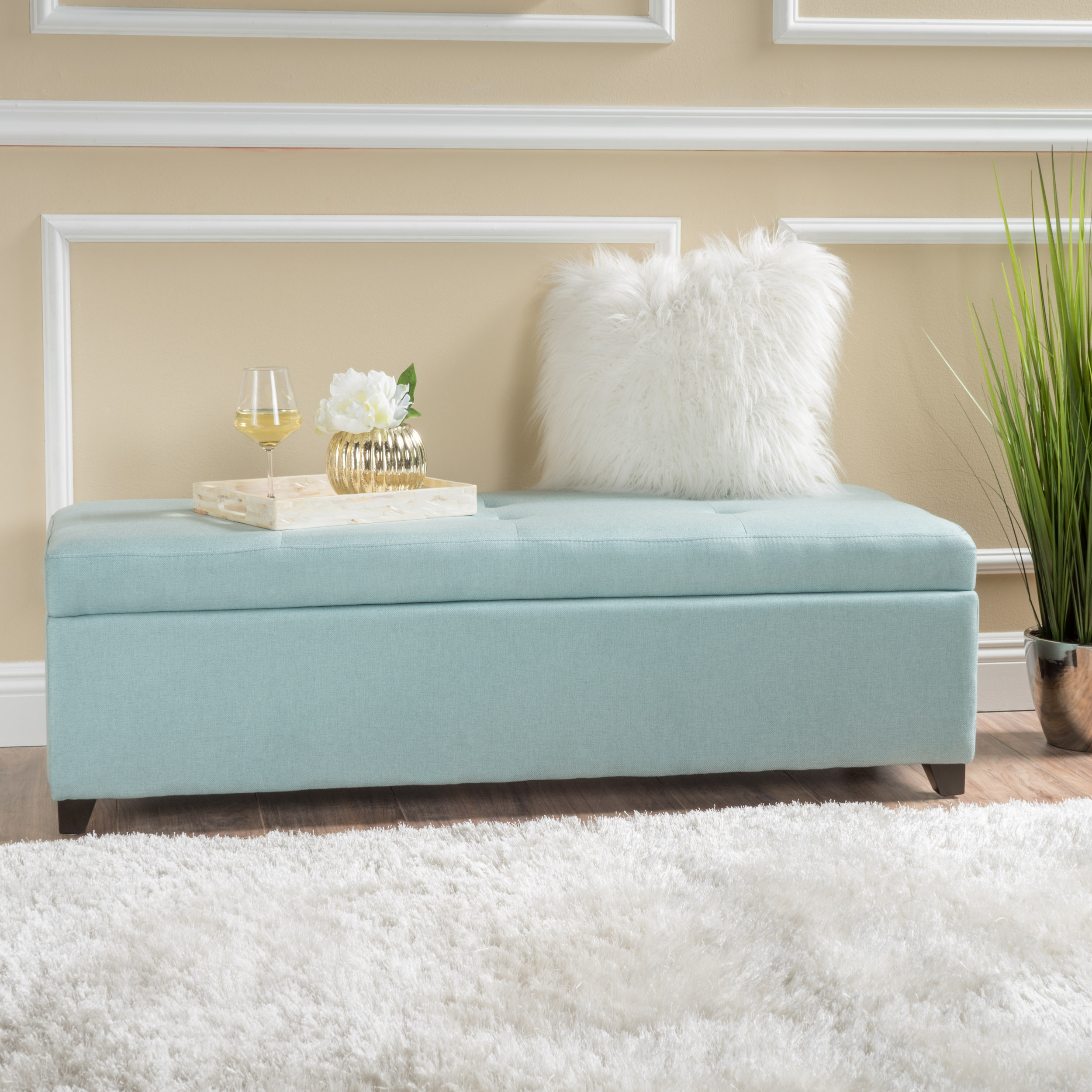 BRENTWOOD STORAGE OTTOMAN