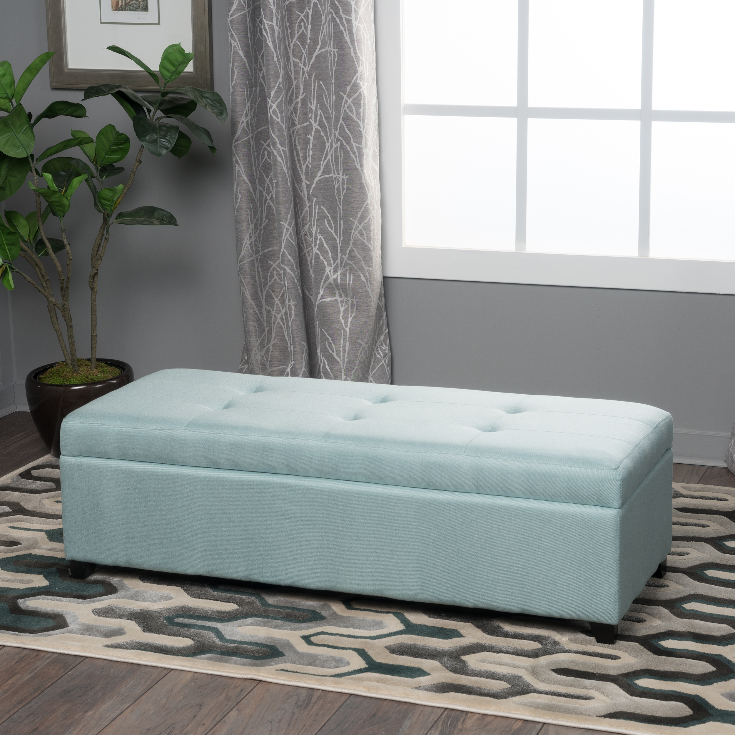 BRENTWOOD STORAGE OTTOMAN