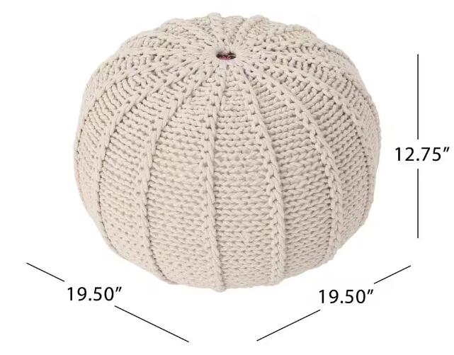 KNITED POUF