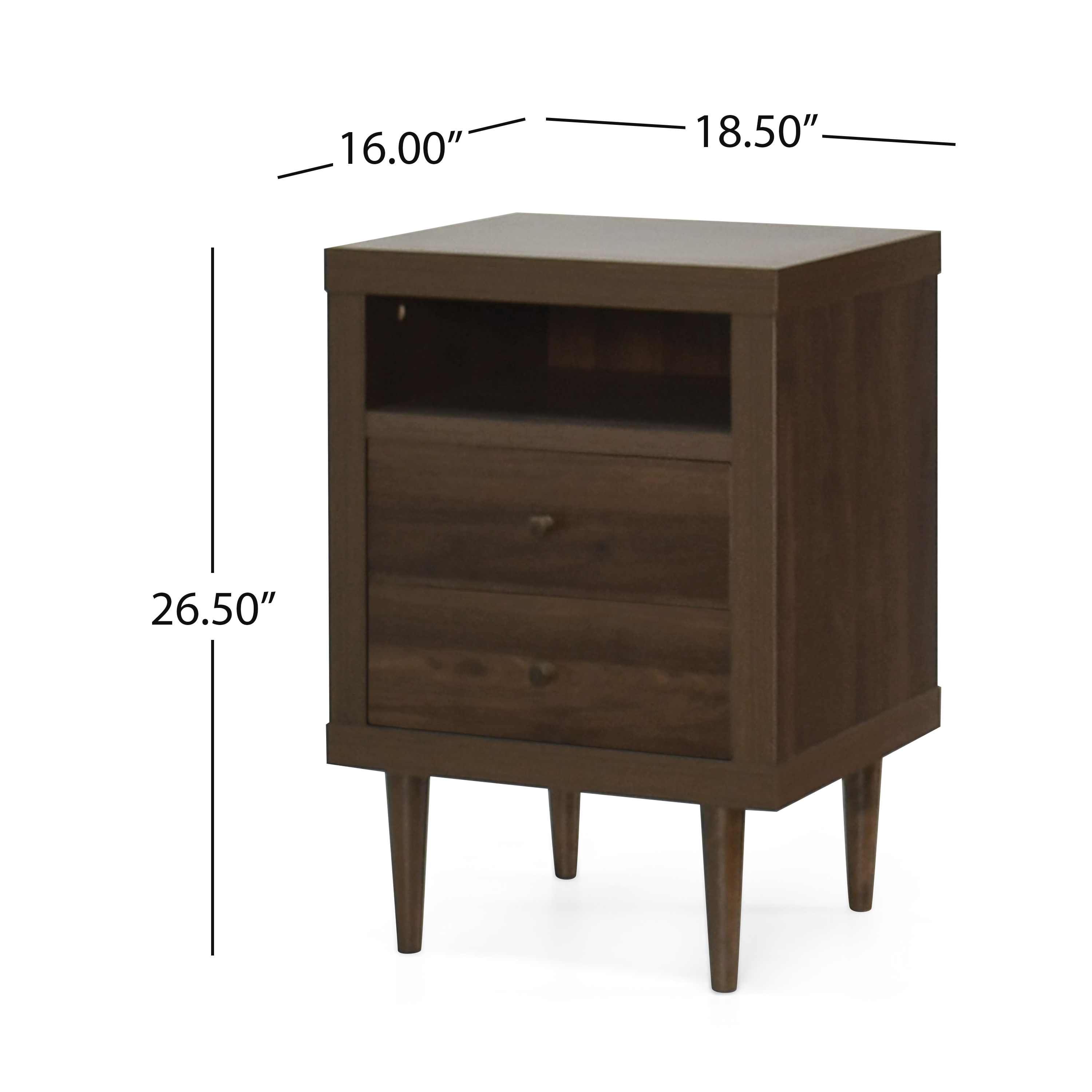 2-DRAWER NIGHTSTAND