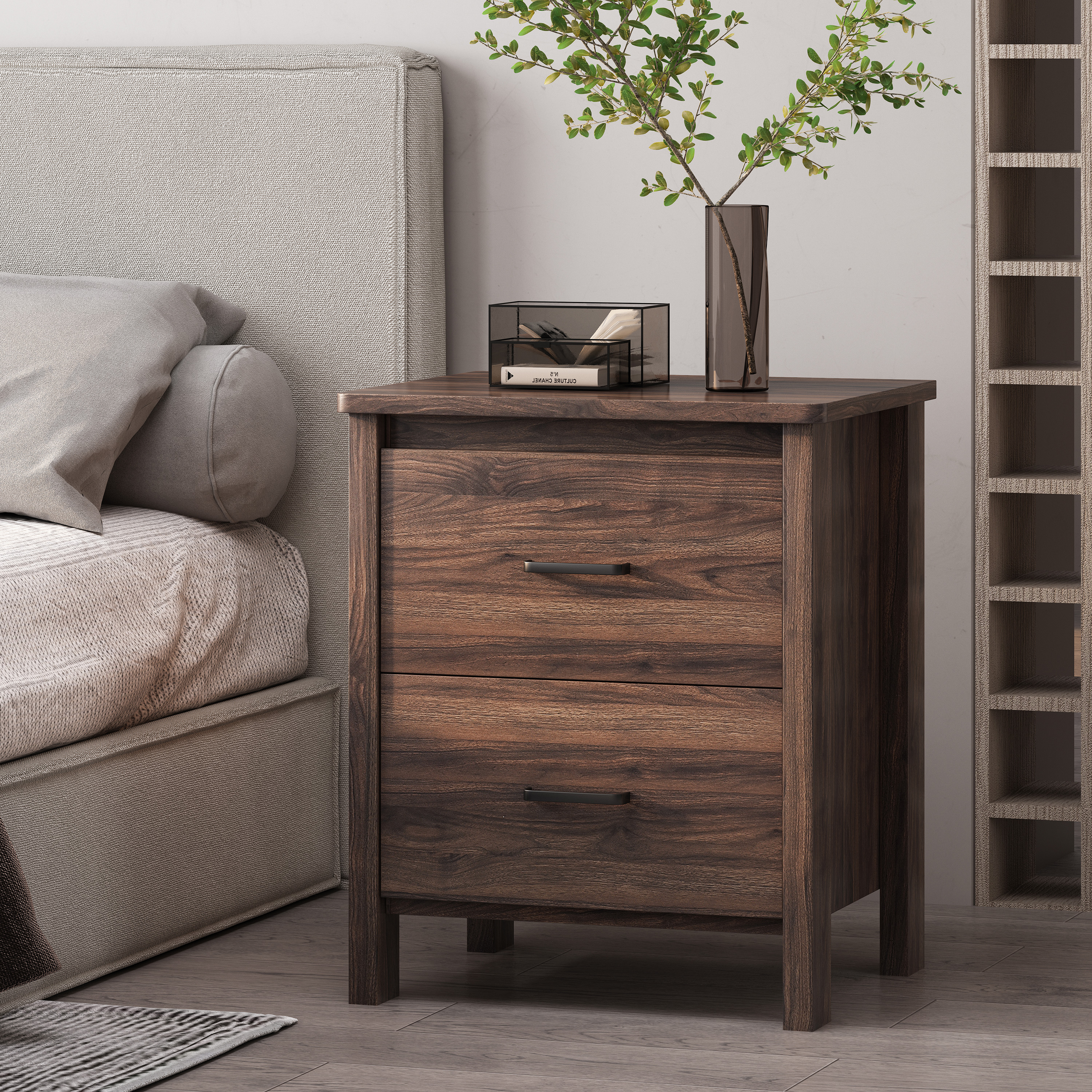 Toolless Assembly Nightstand