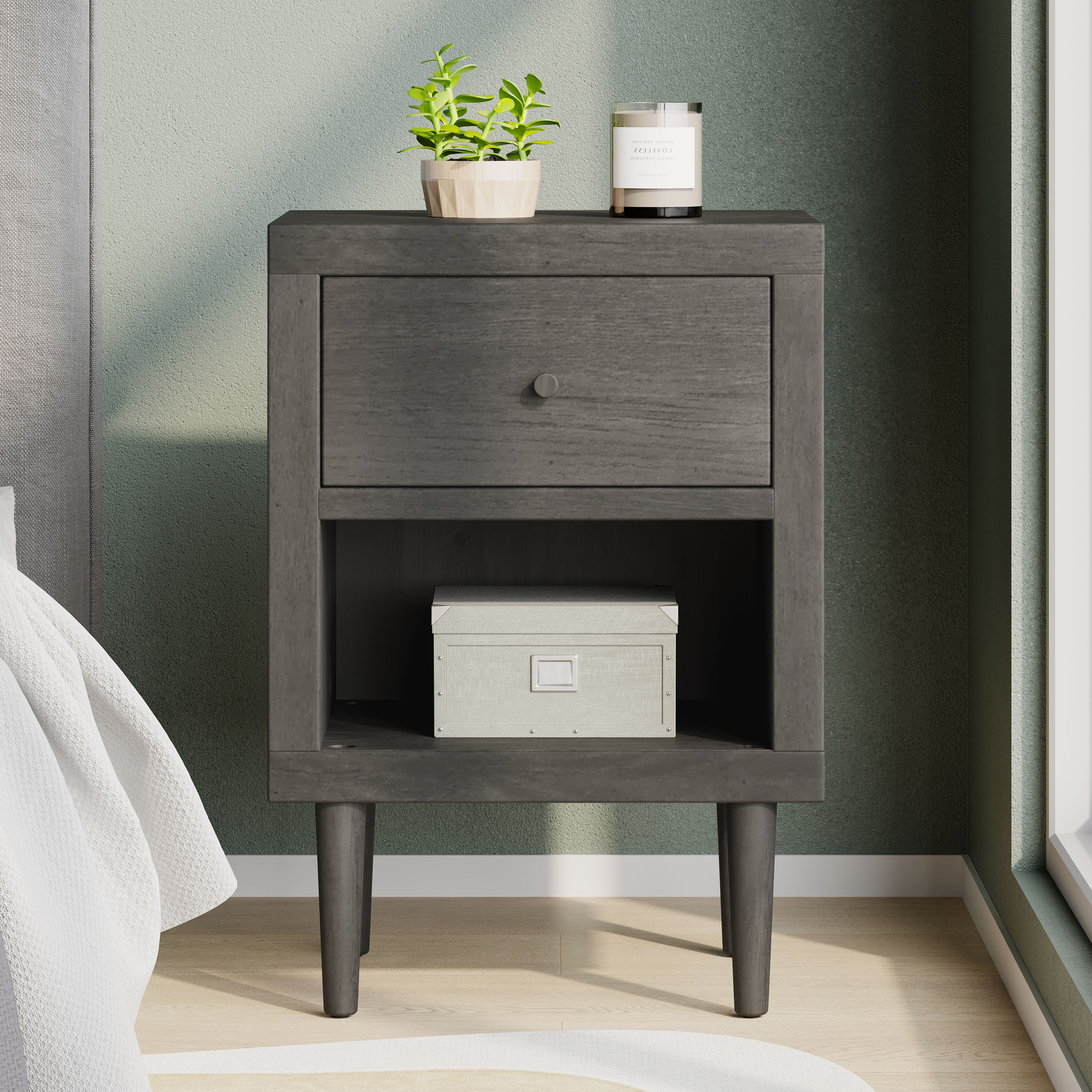 1-DRAWER NIGHTSTAND