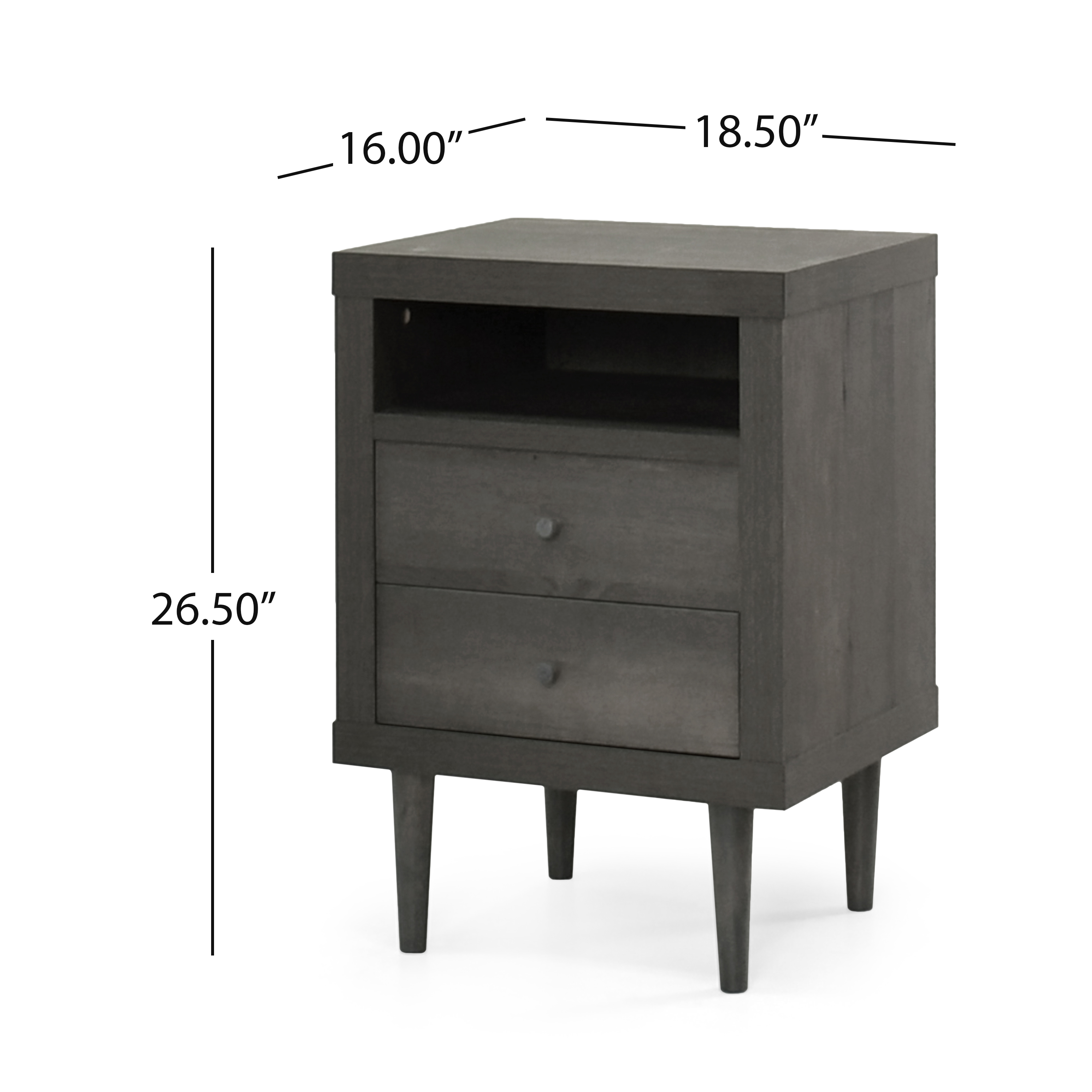 2-DRAWER NIGHTSTAND