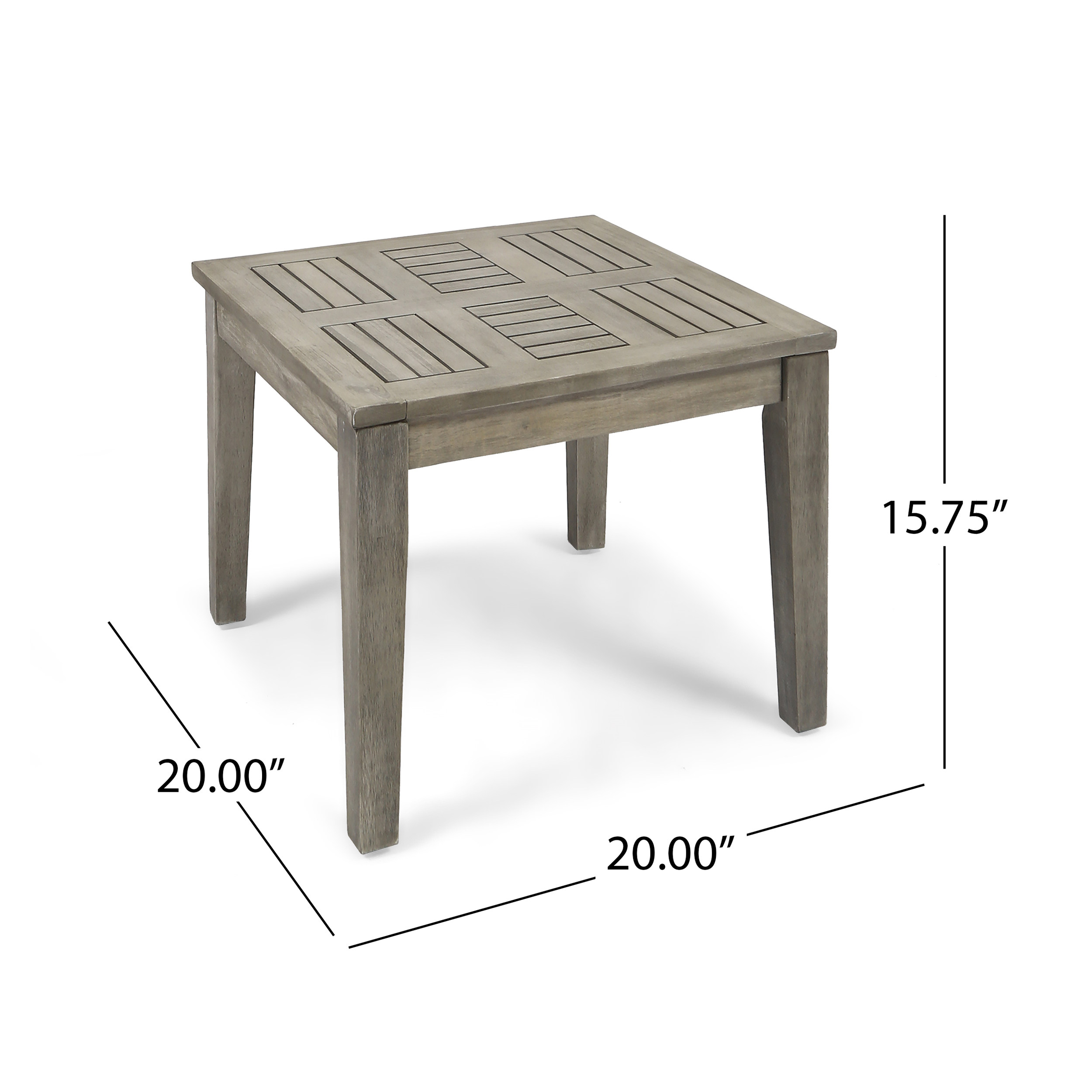 HAMPTON WOOD SIDE TABLE