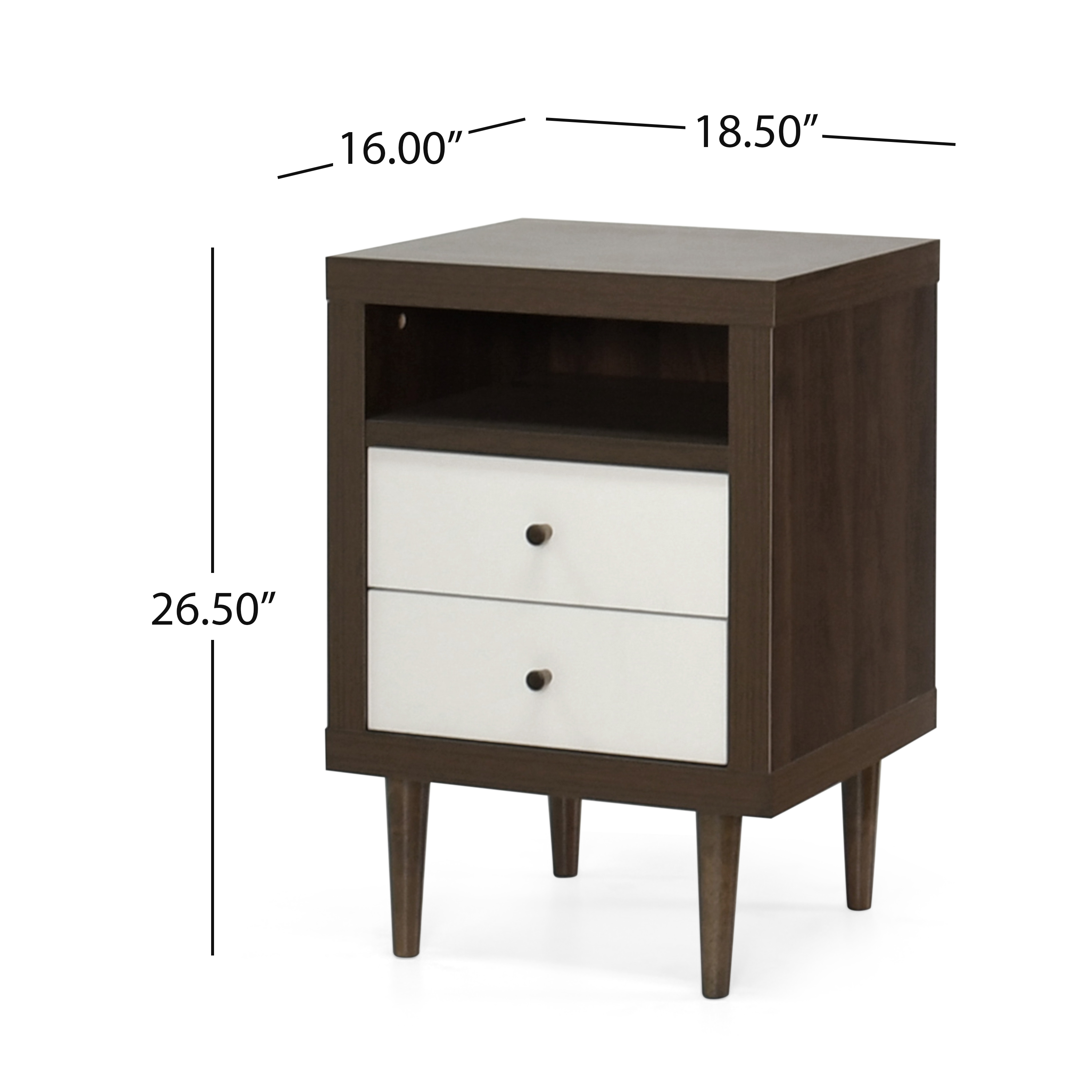 2-DRAWER NIGHTSTAND