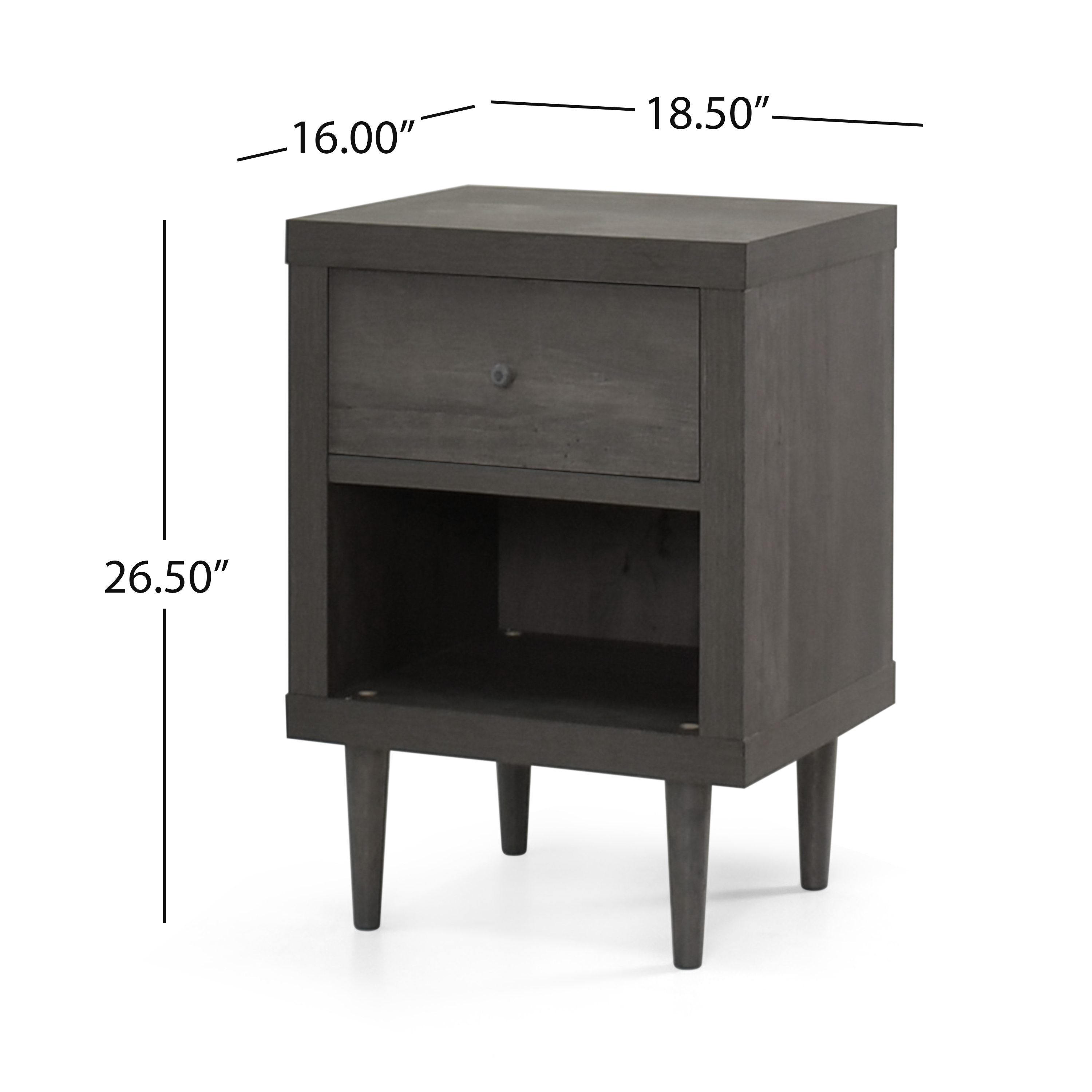 1-DRAWER NIGHTSTAND